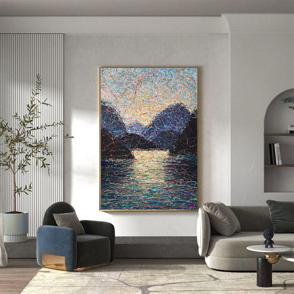 Swiss lake by Nadin Antoniuk | View 14 | Buy Original Artwork Online