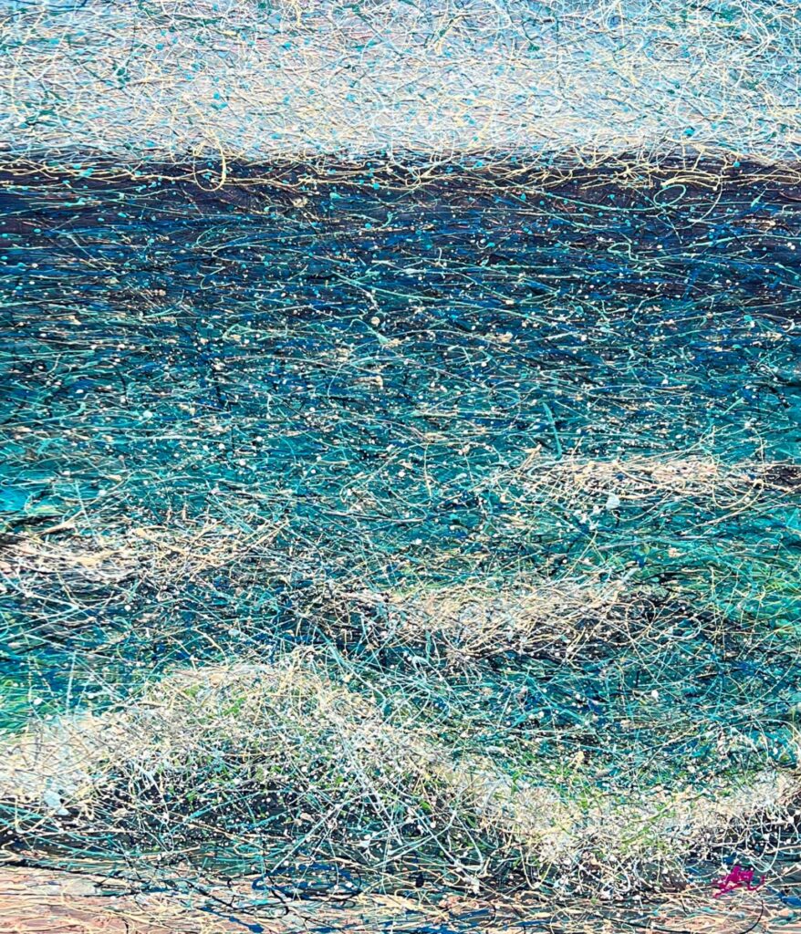 Life comes at us in waves by Nadin Antoniuk | Buy Original Artwork Online