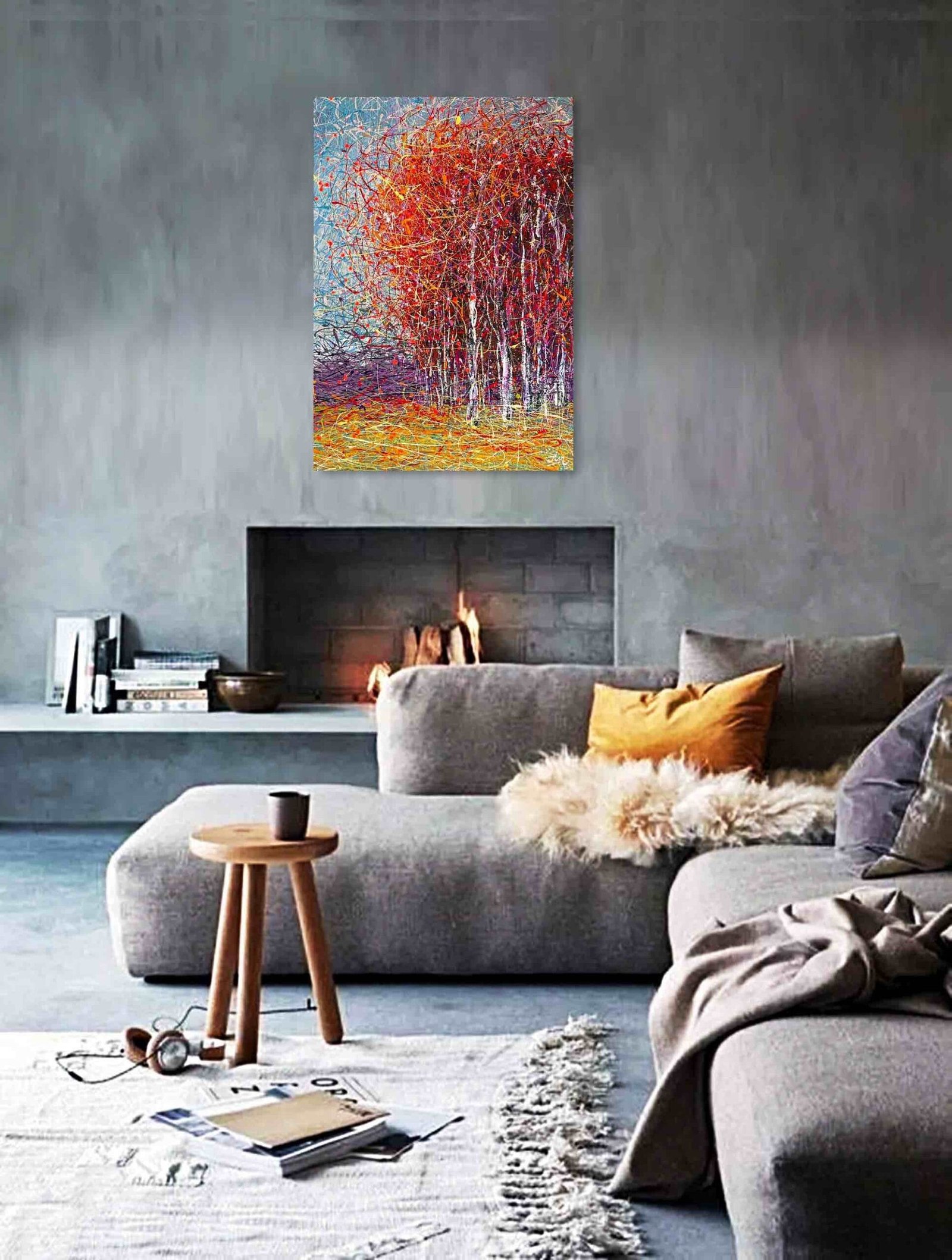 When the leaves are like by Nadin Antoniuk | View 8 | Buy Original Artwork Online