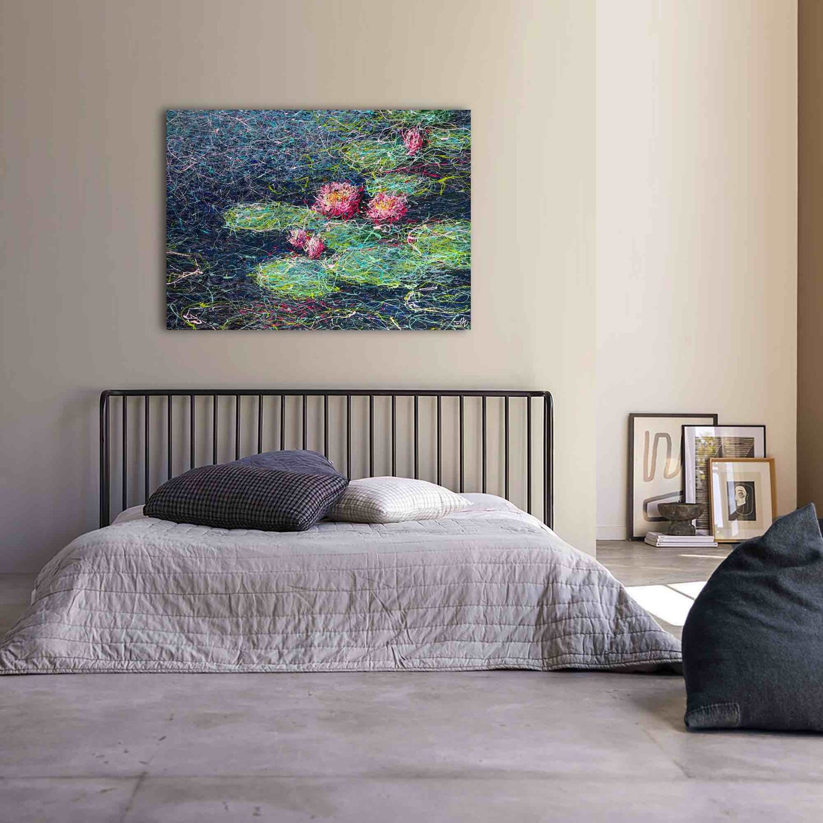 Pink Water lilies by Nadin Antoniuk | View 17 | Buy Original Artwork Online