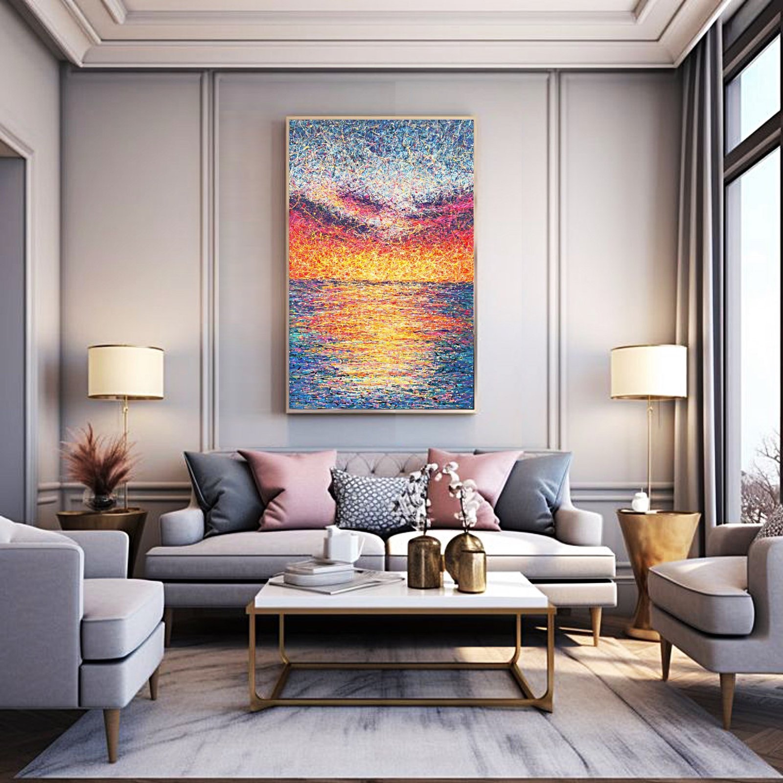 Embracing the sunset by Nadin Antoniuk | View 20 | Buy Original Artwork Online