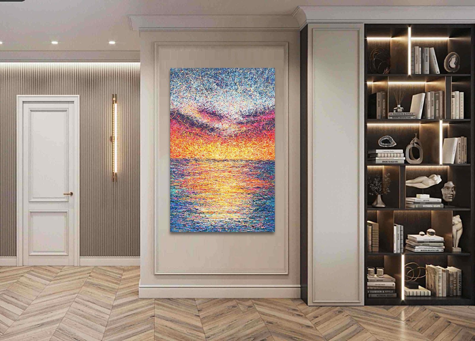 Embracing the sunset by Nadin Antoniuk | View 17 | Buy Original Artwork Online