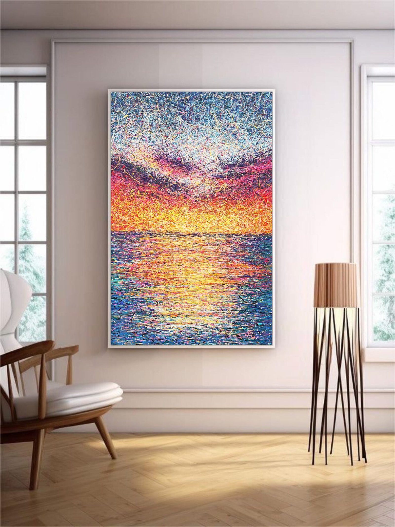 Embracing the sunset by Nadin Antoniuk | View 14 | Buy Original Artwork Online