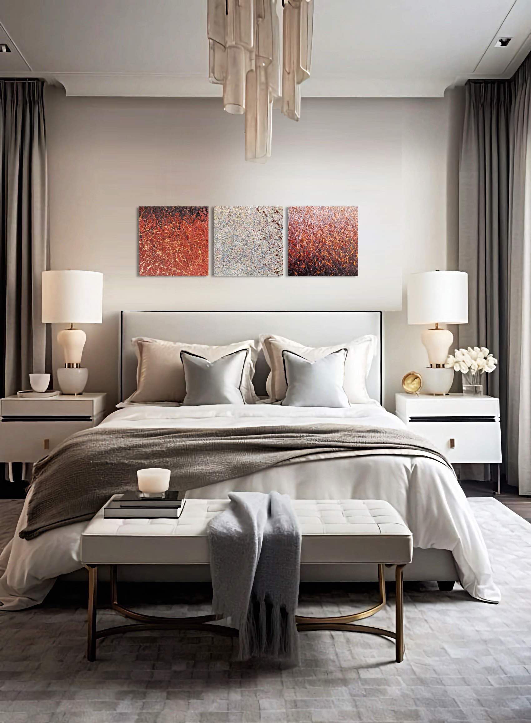Imagination - triptych by Nadin Antoniuk | View 1 | Buy Original Artwork Online