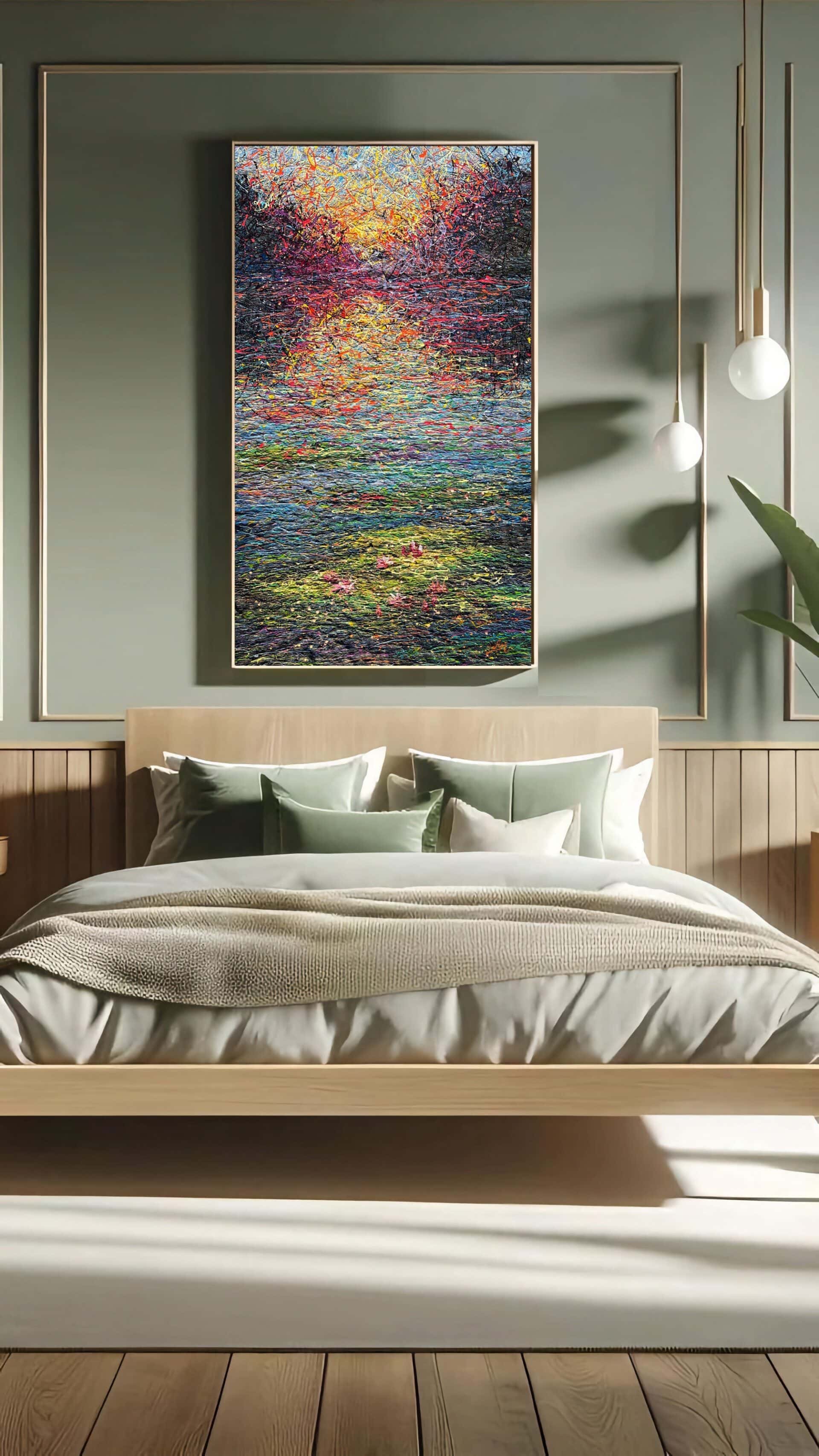 The serenity of a sunrise by Nadin Antoniuk | View 2 | Buy Original Artwork Online