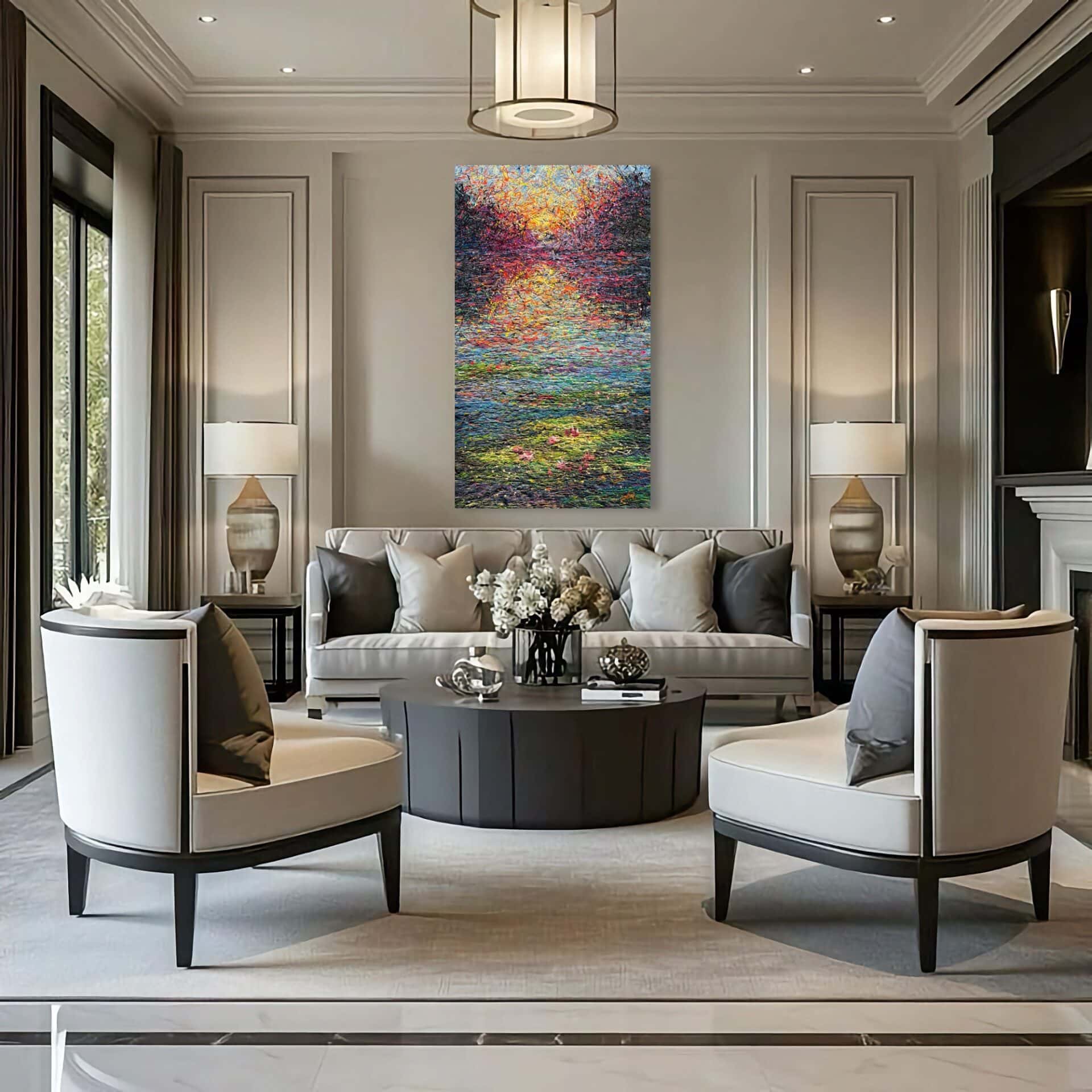 The serenity of a sunrise by Nadin Antoniuk | View 5 | Buy Original Artwork Online
