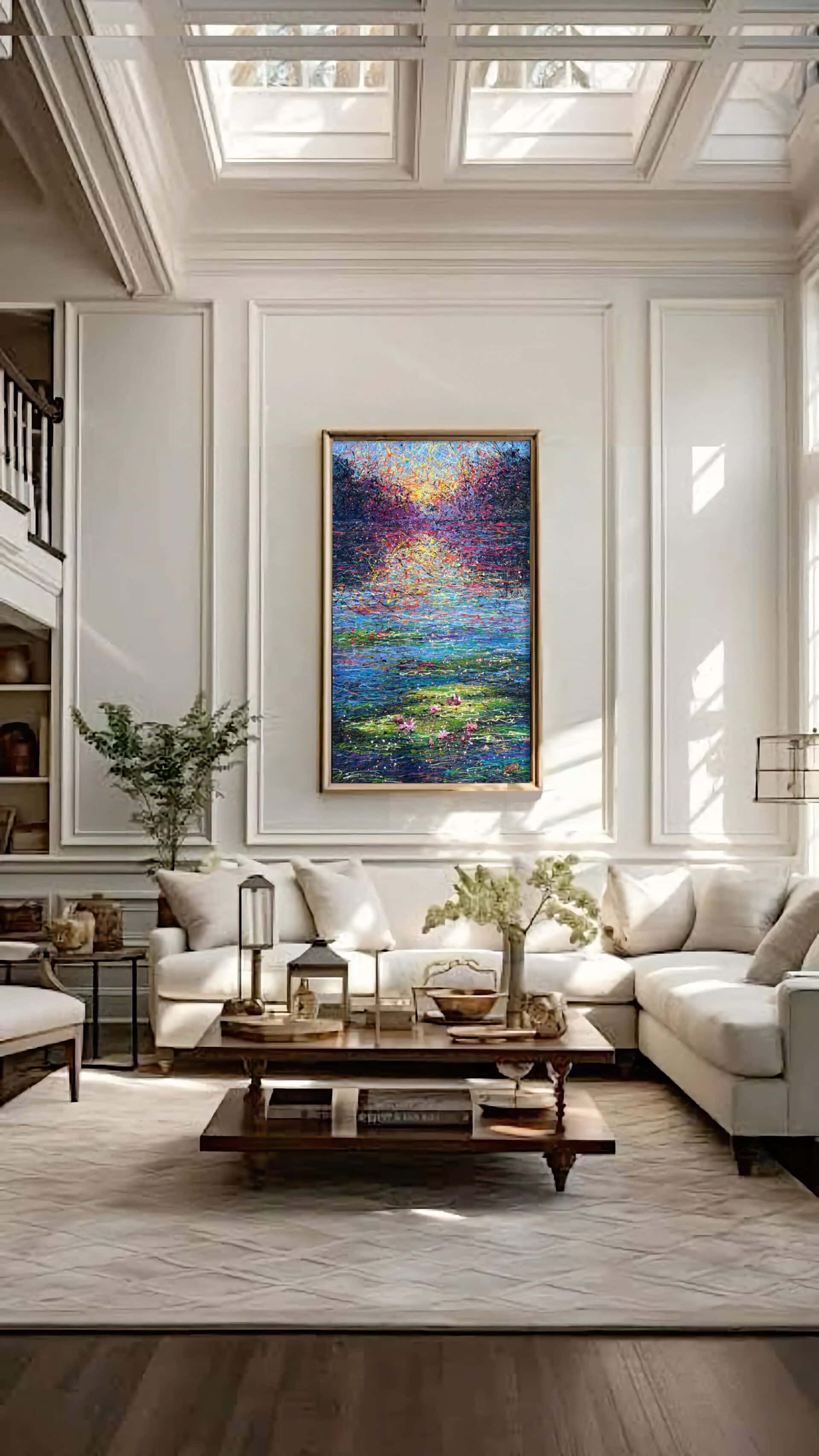 The serenity of a sunrise by Nadin Antoniuk | View 17 | Buy Original Artwork Online