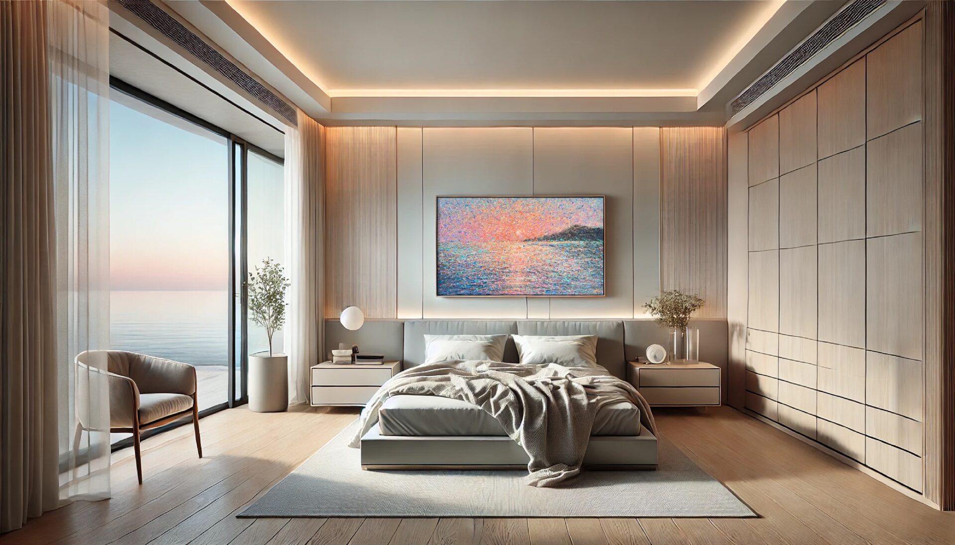 The Soul’s Embrace at Dawn by Nadin Antoniuk | Buy Original Artwork Online