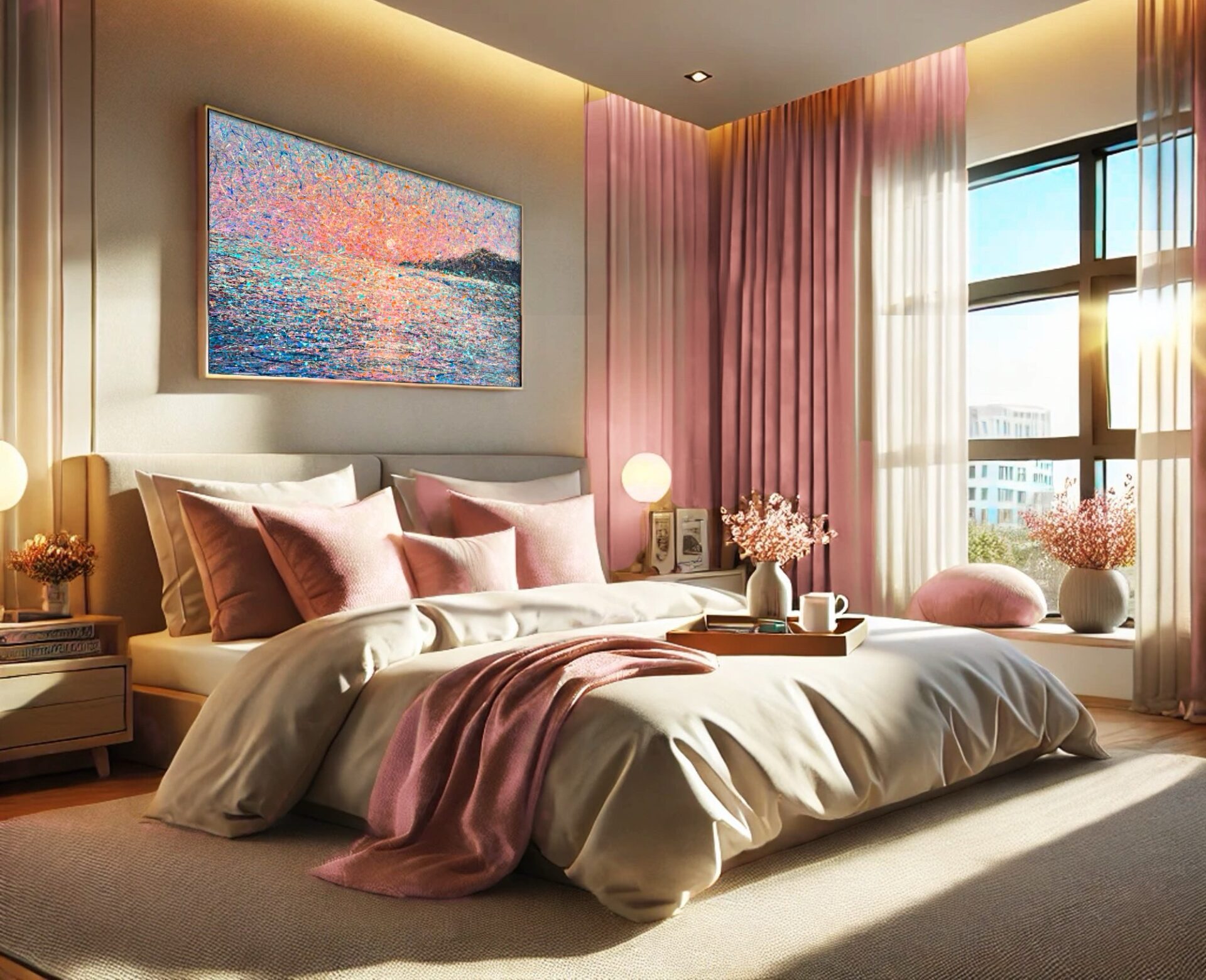 The Soul’s Embrace at Dawn by Nadin Antoniuk | Buy Original Artwork Online