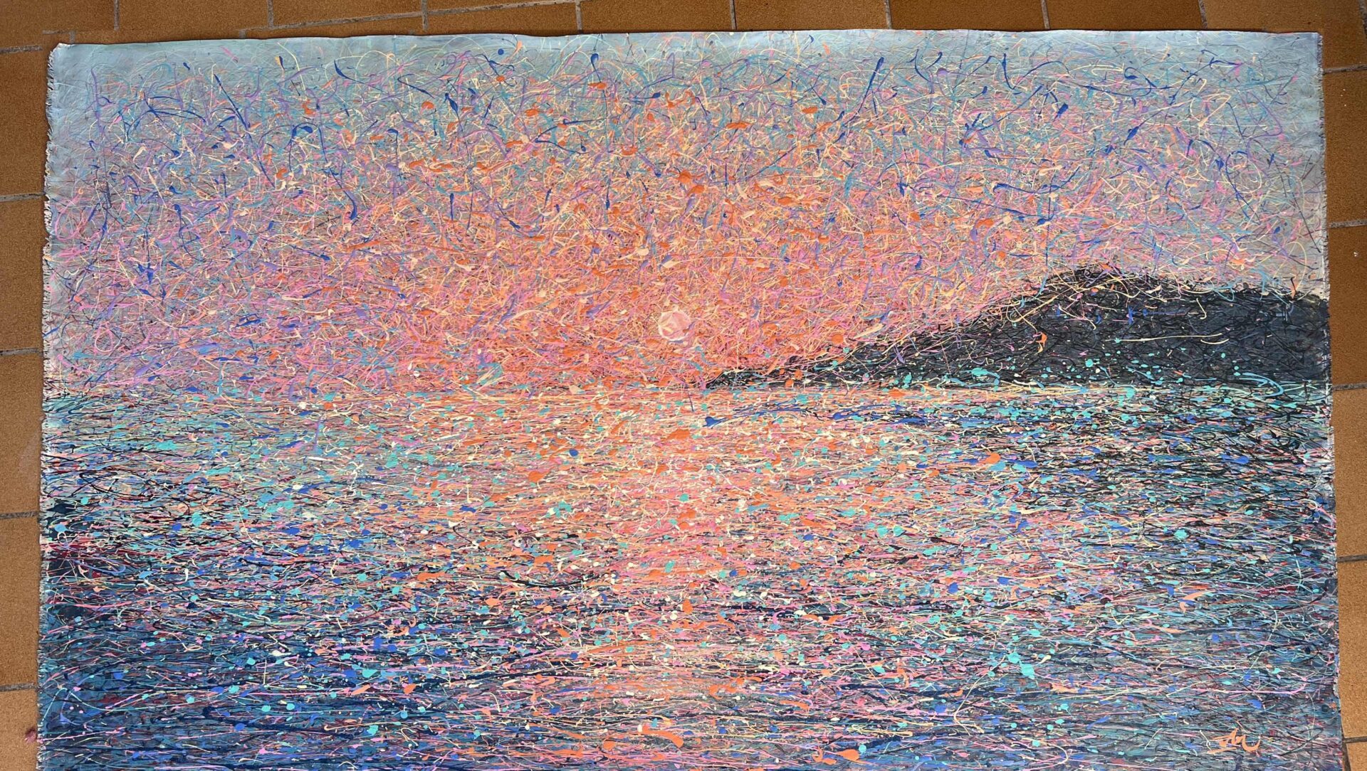 The Soul’s Embrace at Dawn by Nadin Antoniuk | Buy Original Artwork Online