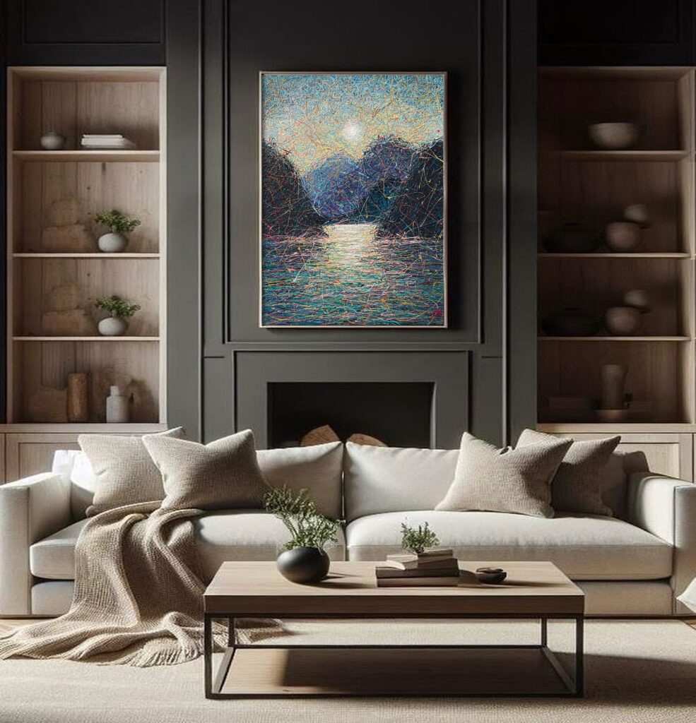 Echoes of the Alps by Nadin Antoniuk | Buy Original Artwork Online