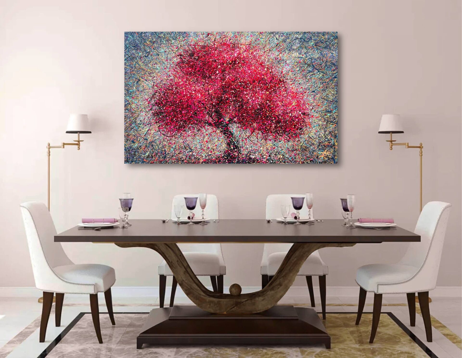 Dreaming in Pink by Nadin Antoniuk | View 2 | Buy Original Artwork Online