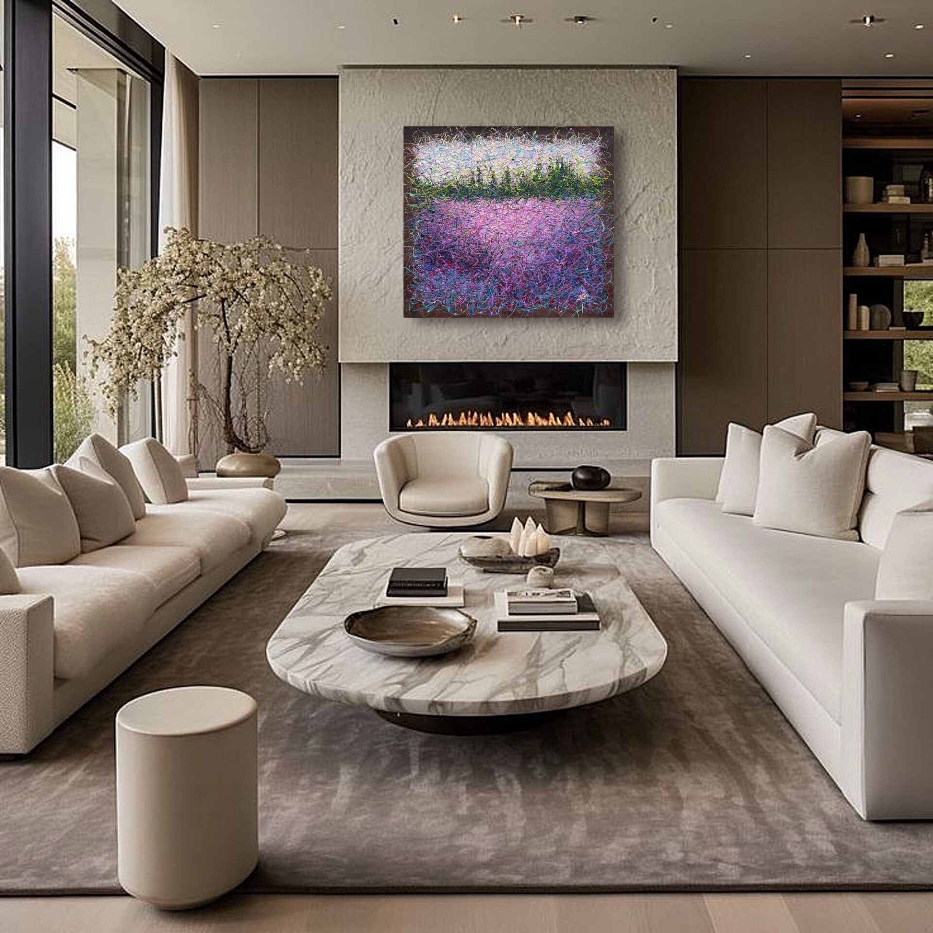 Stillness Between the Hills by Nadin Antoniuk | View 8 | Buy Original Artwork Online