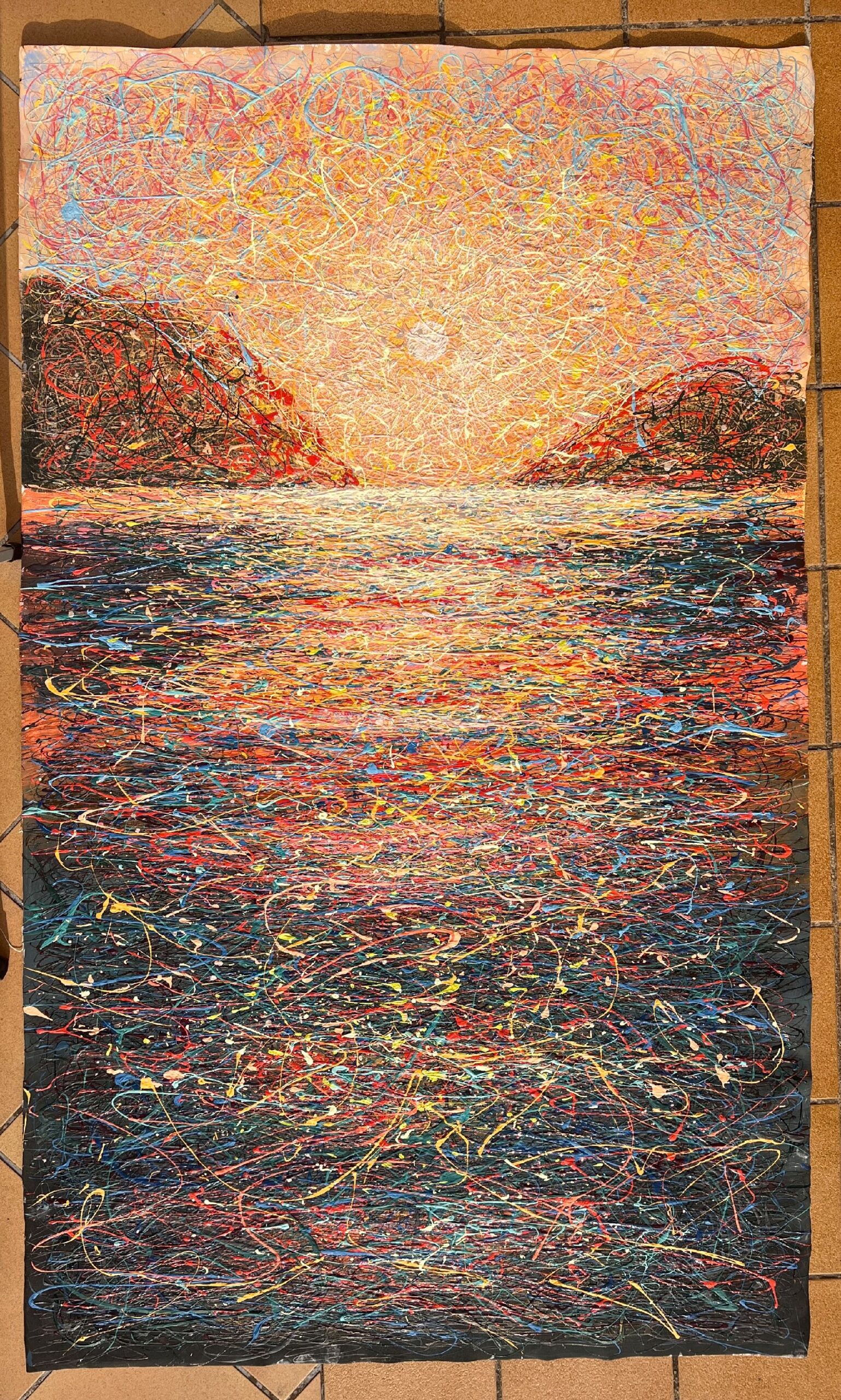 When the Sky Begins to Breathe by Nadin Antoniuk | Buy Original Artwork Online