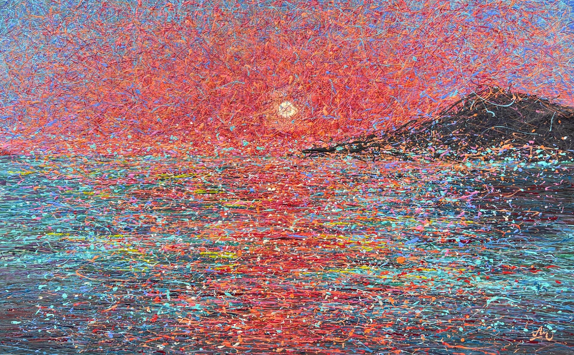 Reflected Flame by Nadin Antoniuk | View 1 | Buy Original Artwork Online