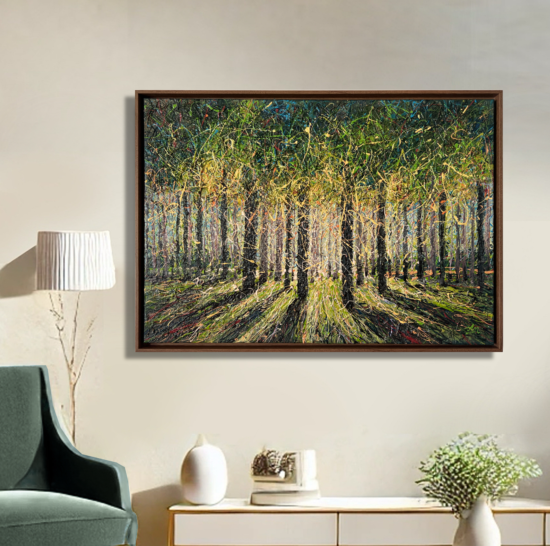 Spring Forest Light by Nadin Antoniuk | View 11 | Buy Original Artwork Online