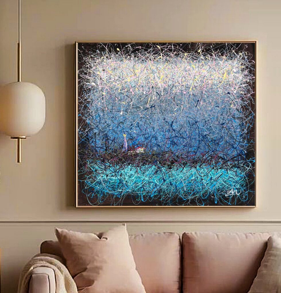 Lighthouse by Nadin Antoniuk | View 5 | Buy Original Artwork Online