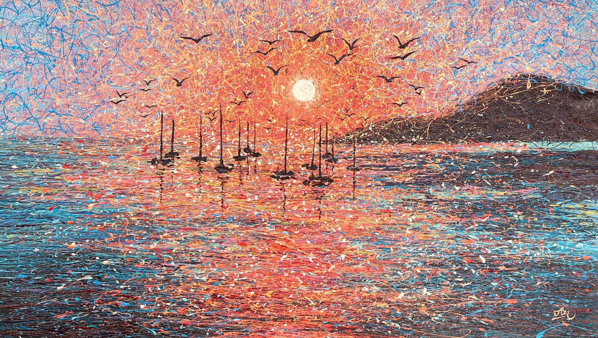 The Soul’s Embrace at Dawn by Nadin Antoniuk | View 2 | Buy Original Artwork Online
