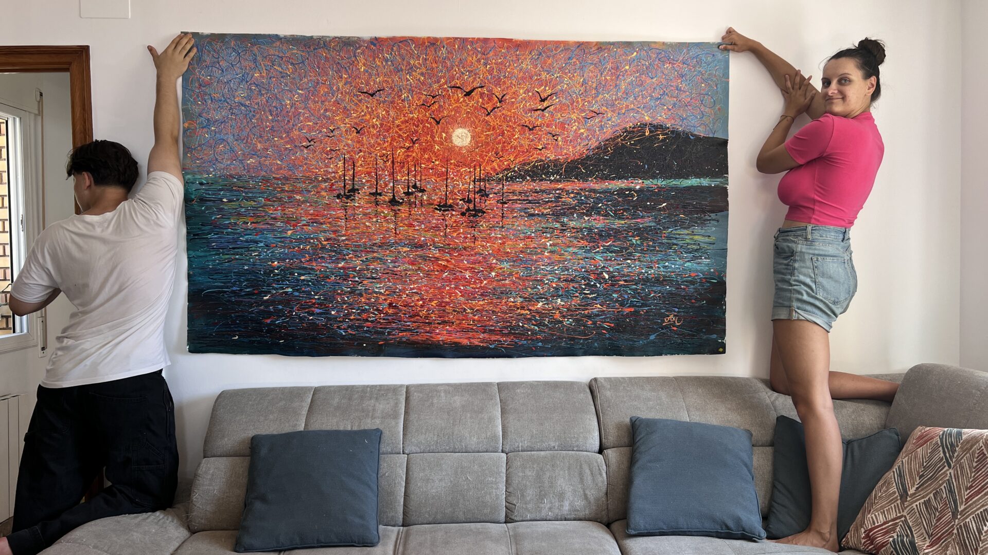 The Soul’s Embrace at Dawn by Nadin Antoniuk | View 11 | Buy Original Artwork Online
