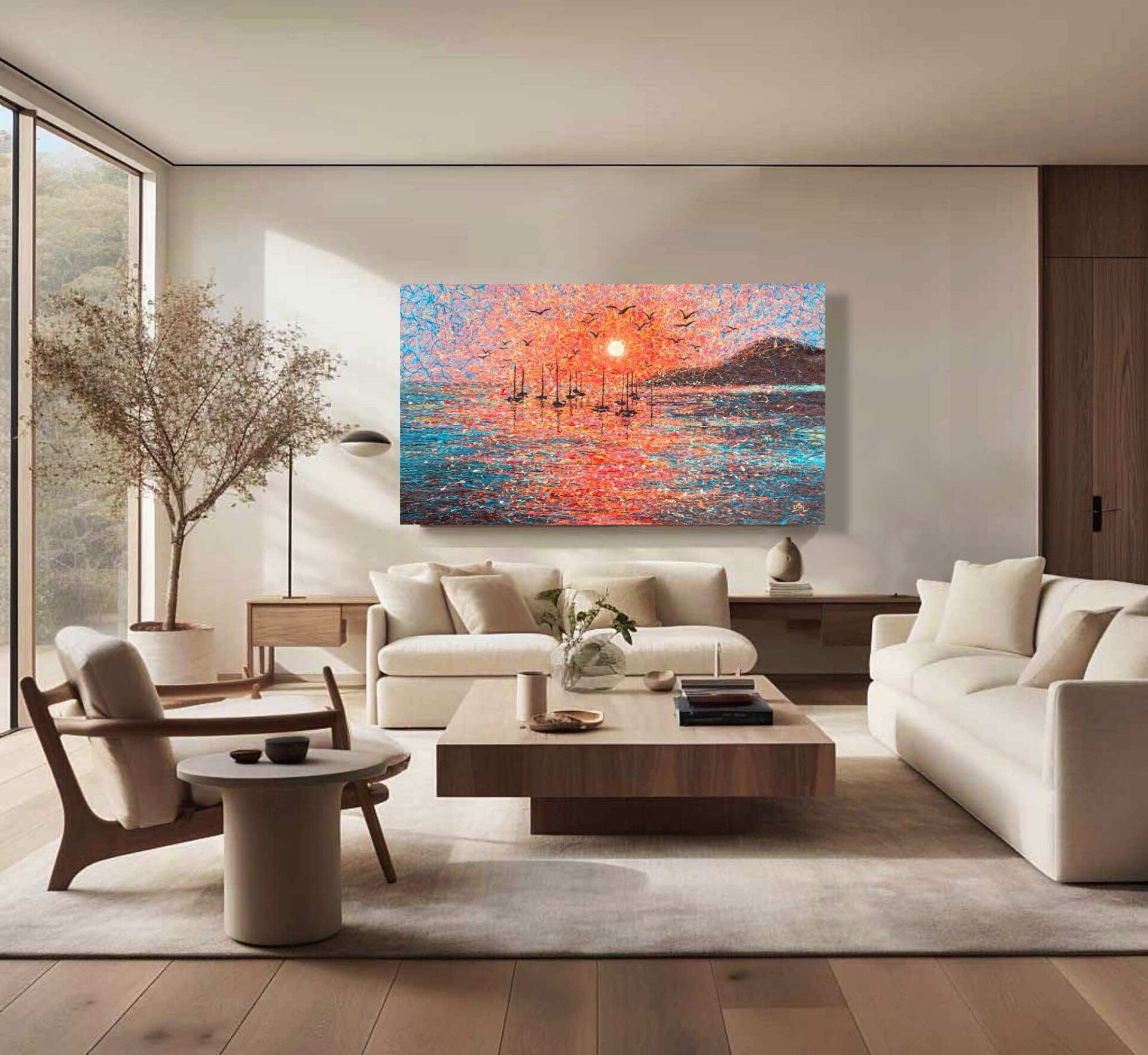 The Soul’s Embrace at Dawn by Nadin Antoniuk | View 1 | Buy Original Artwork Online