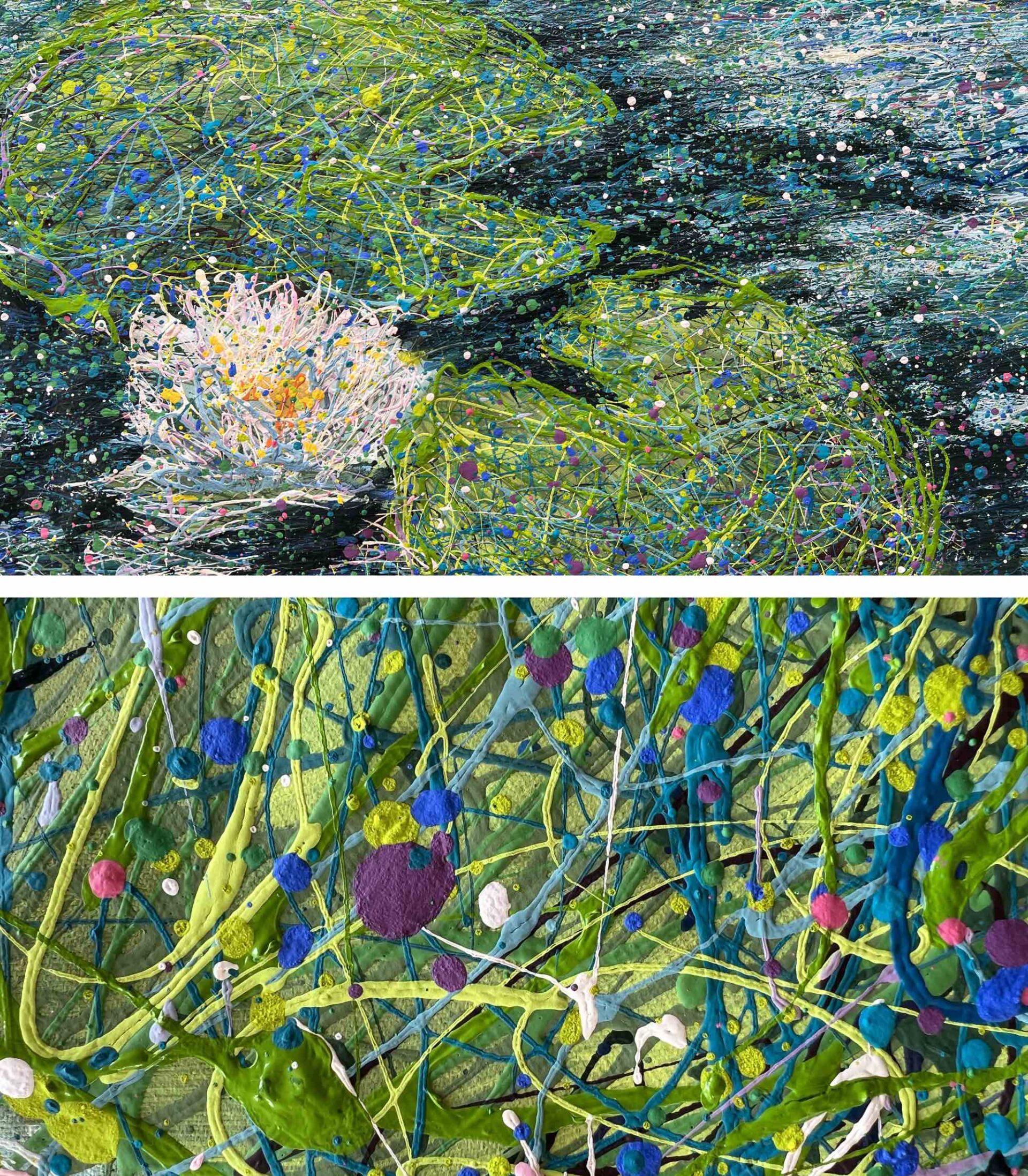 One white lily by Nadin Antoniuk | Buy Original Artwork Online