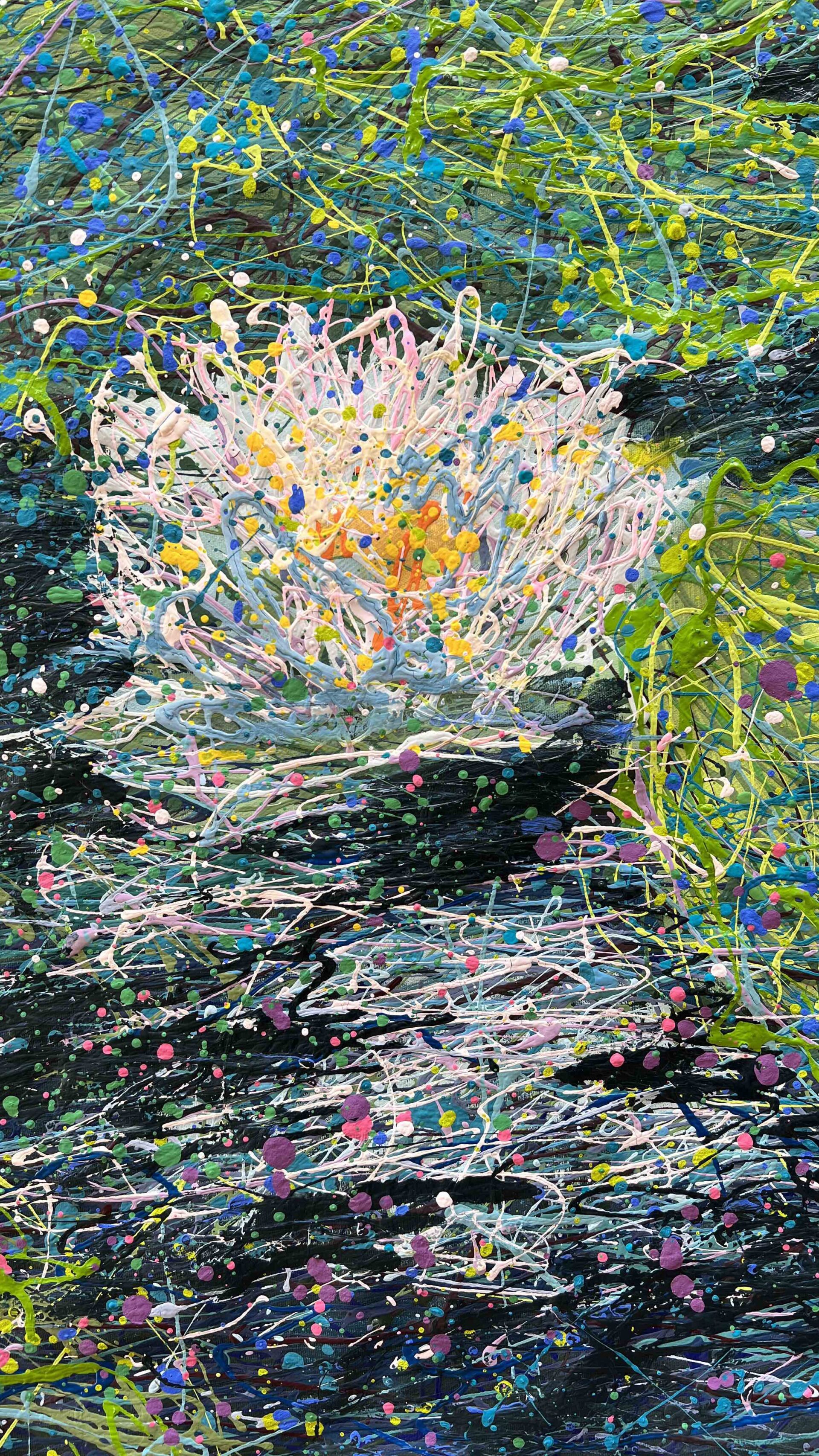 One white lily by Nadin Antoniuk | Buy Original Artwork Online