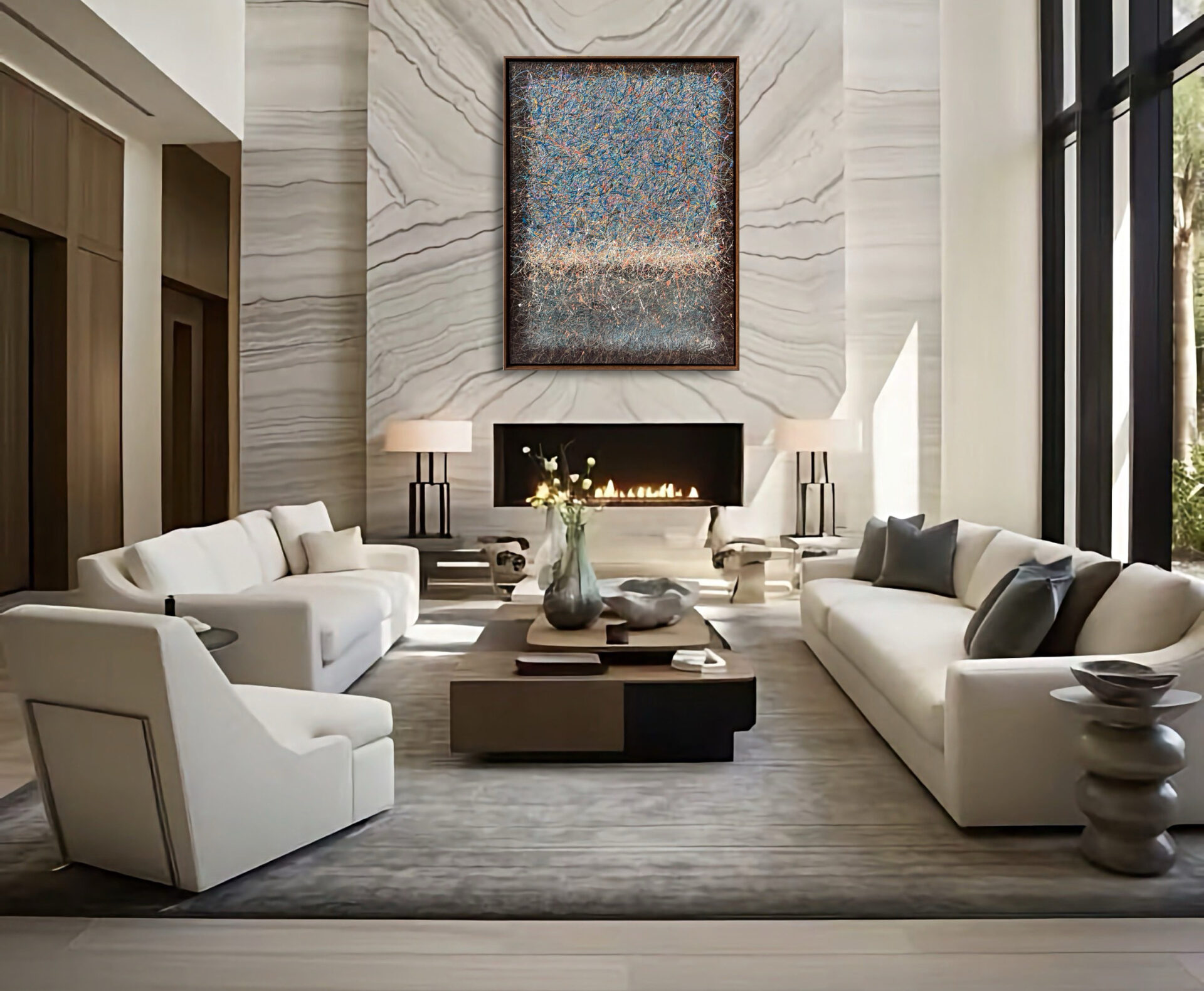 Blue Haze by Nadin Antoniuk | View 5 | Buy Original Artwork Online