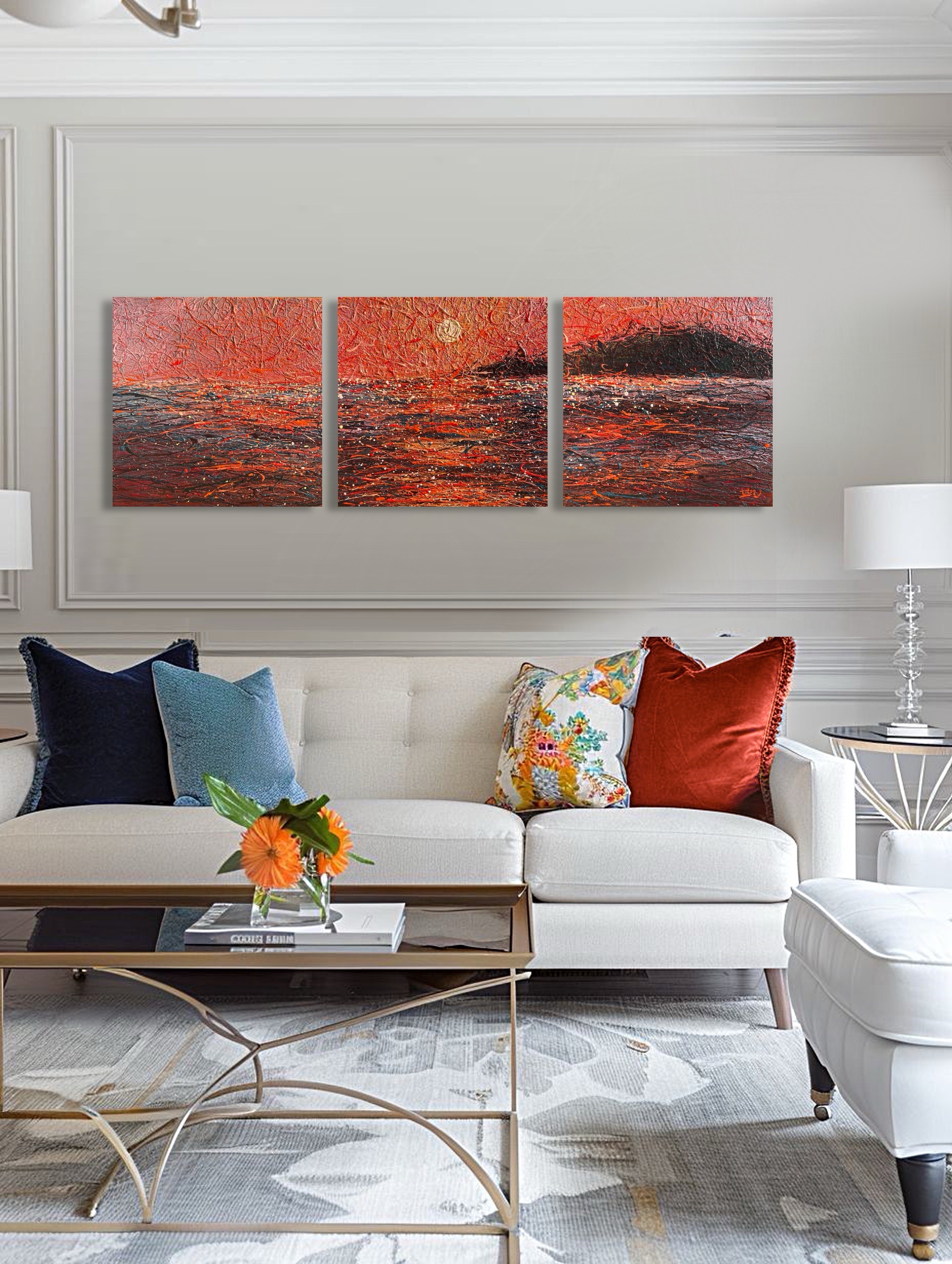 Flames of the Sky by Nadin Antoniuk | View 14 | Buy Original Artwork Online