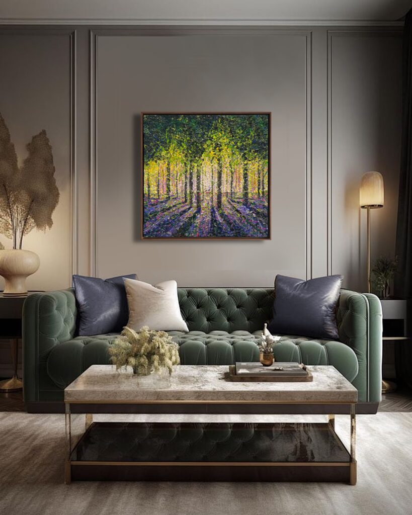 Where the Bluebells Dream by Nadin Antoniuk | Buy Original Artwork Online