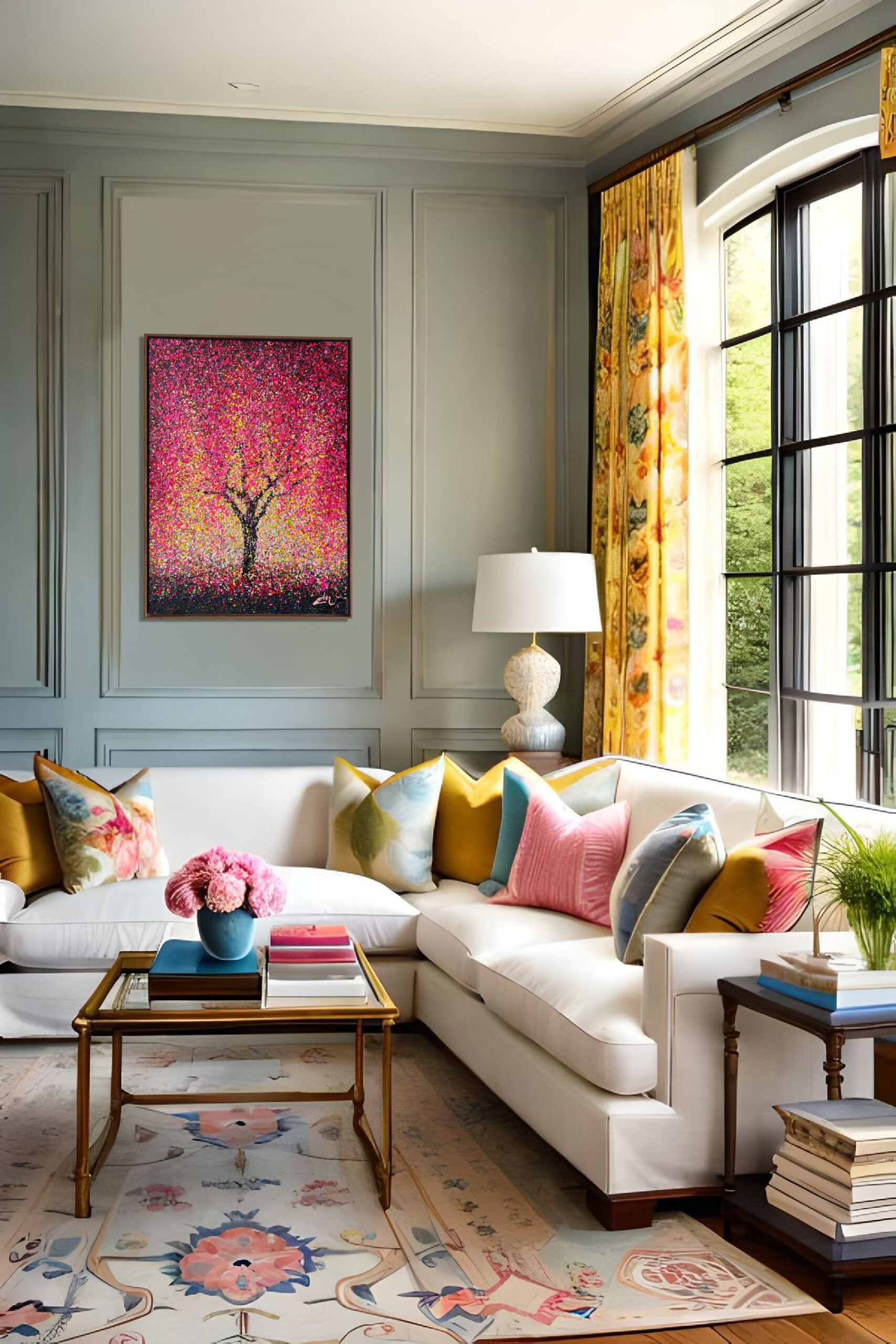 Pink serenity by Nadin Antoniuk | View 2 | Buy Original Artwork Online