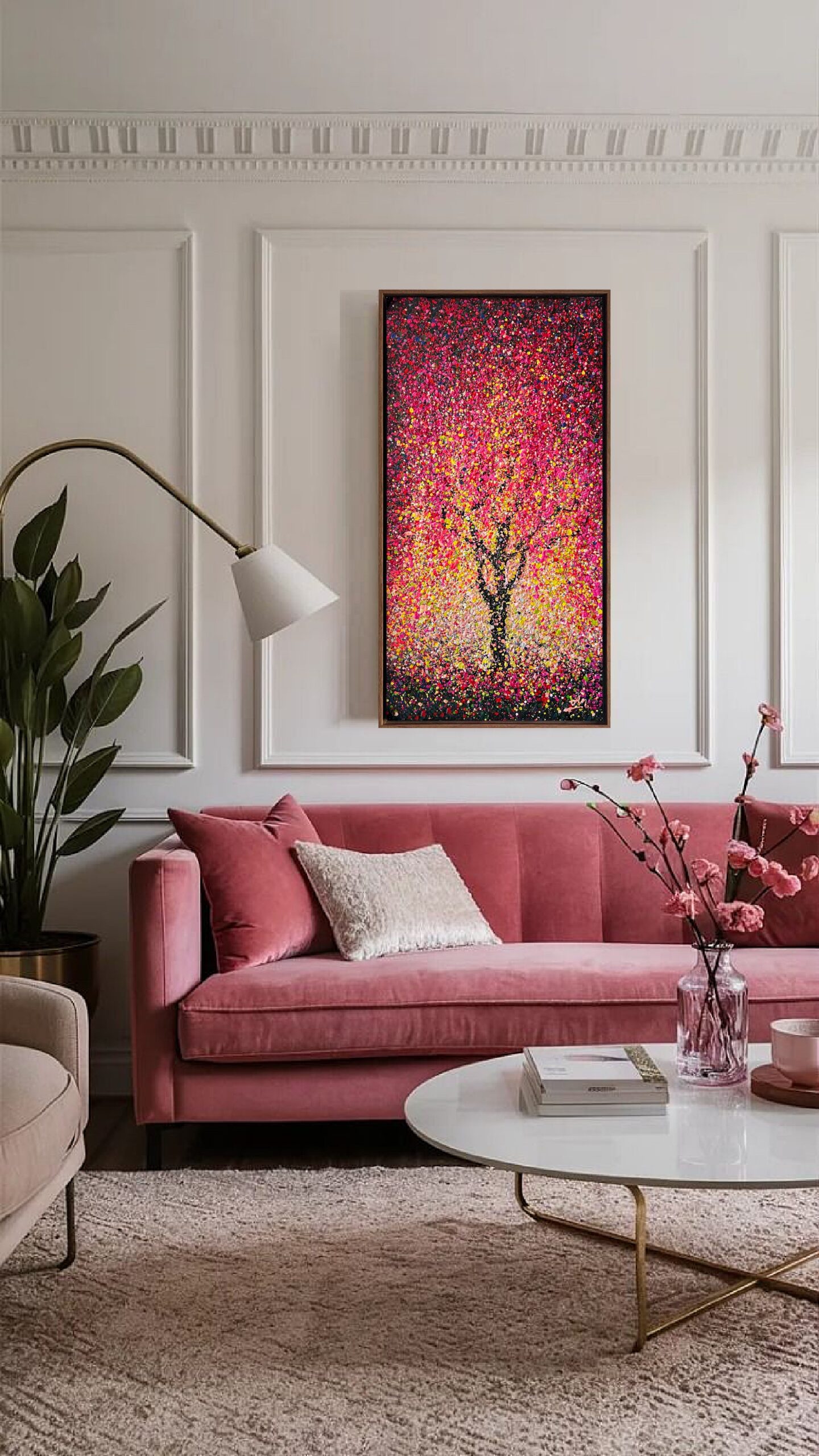 Pink serenity by Nadin Antoniuk | View 11 | Buy Original Artwork Online