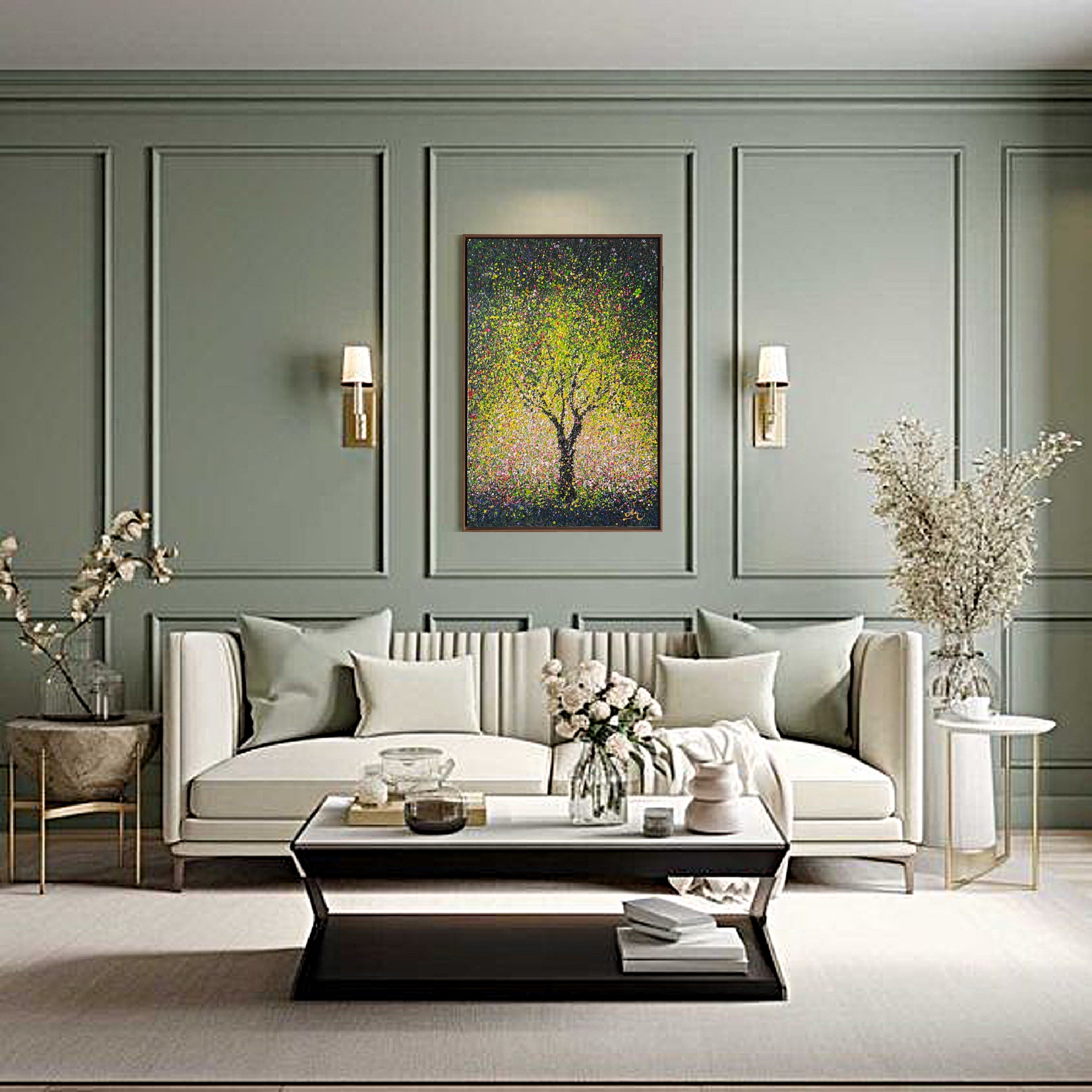 Tree of light by Nadin Antoniuk | View 11 | Buy Original Artwork Online