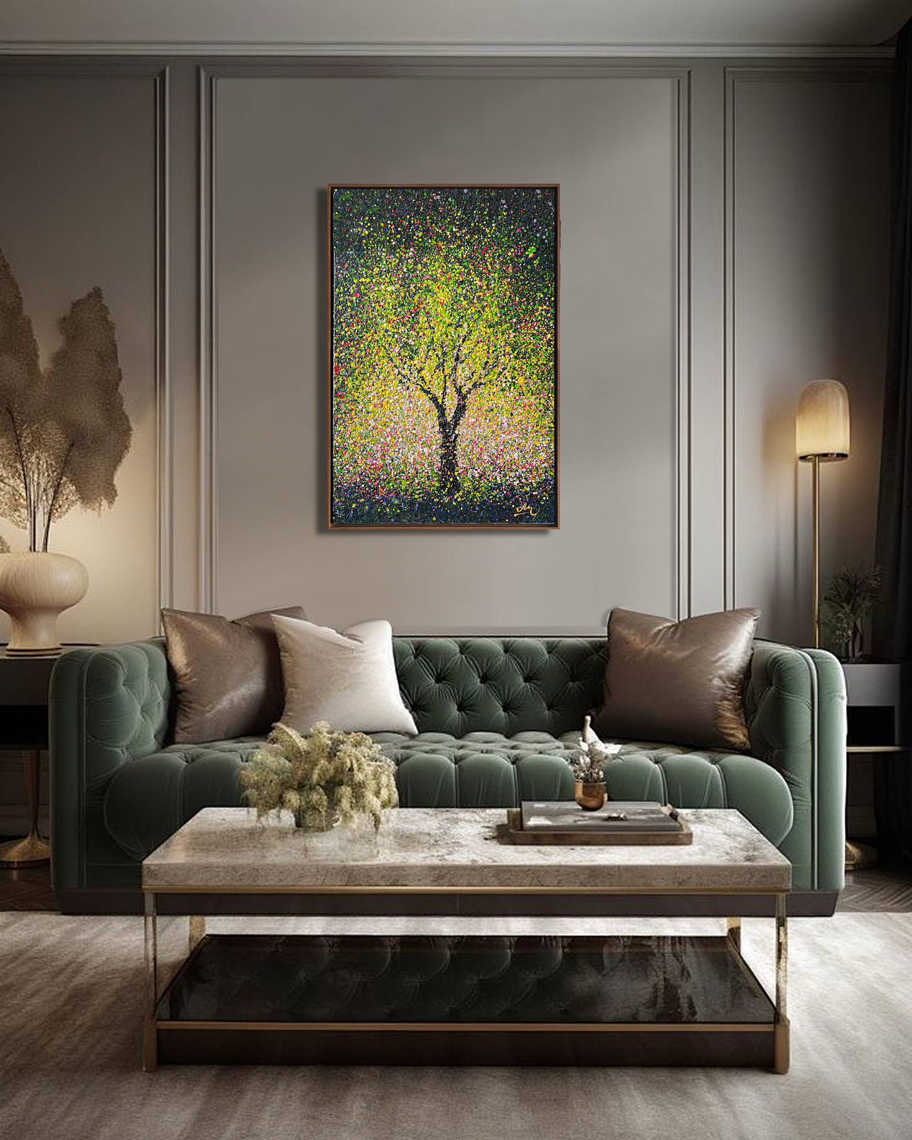 Tree of light by Nadin Antoniuk | View 17 | Buy Original Artwork Online