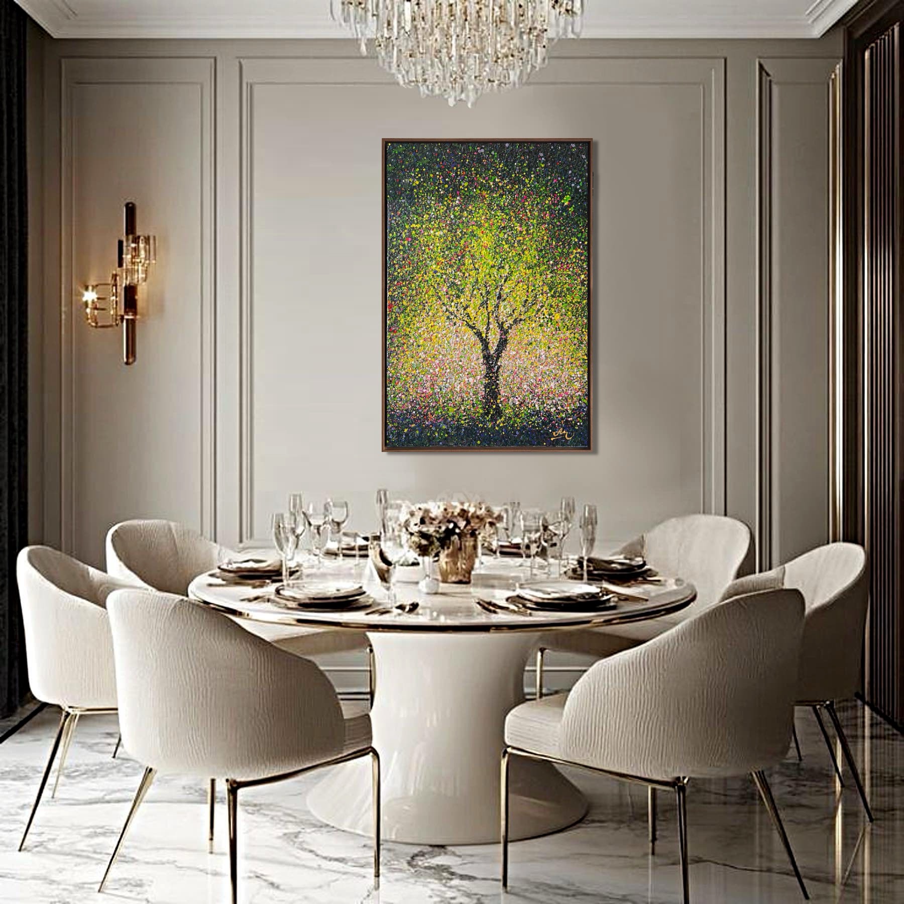 Tree of light by Nadin Antoniuk | View 2 | Buy Original Artwork Online