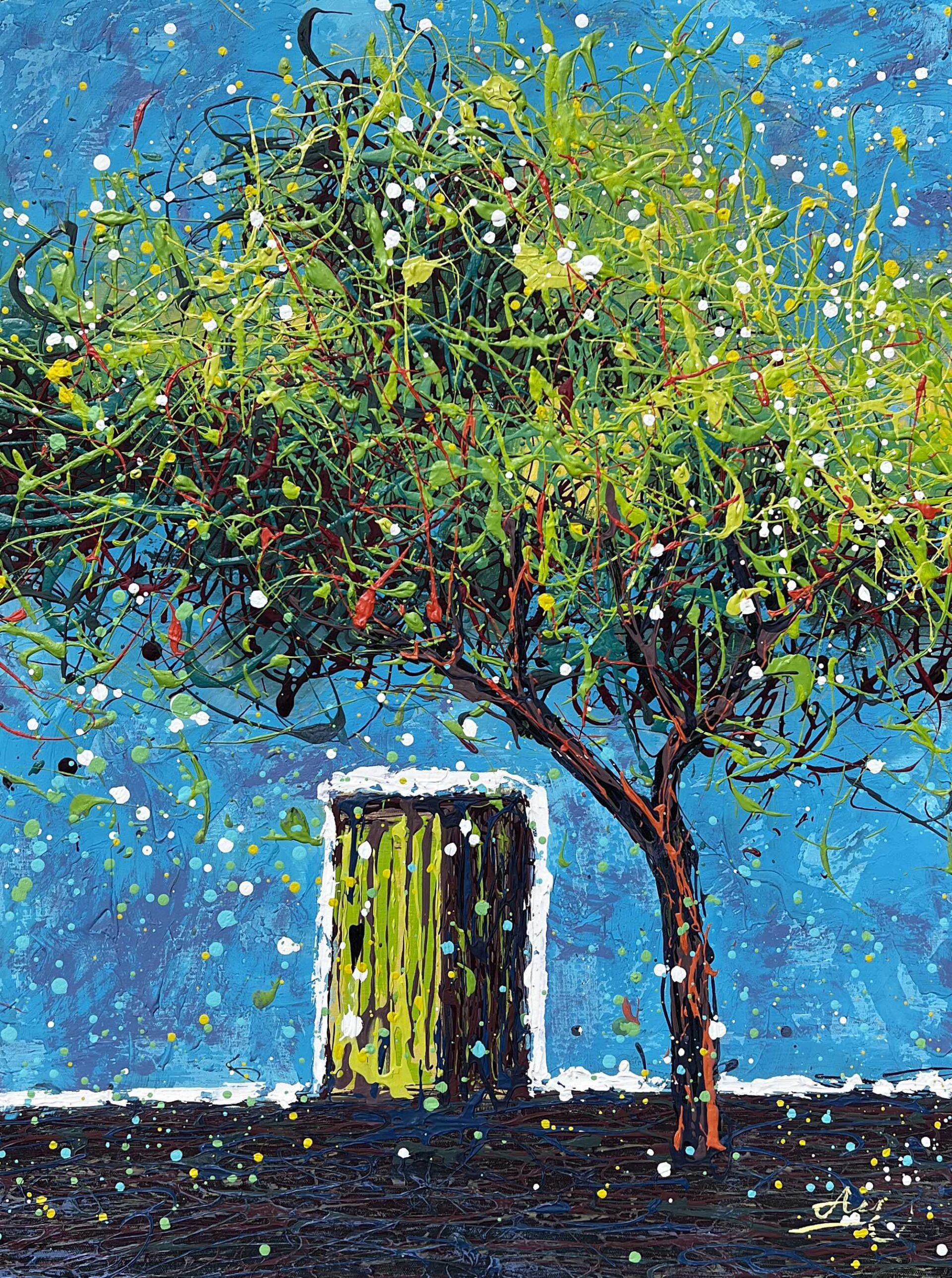 Under the olive tree by Nadin Antoniuk | Buy Original Artwork Online