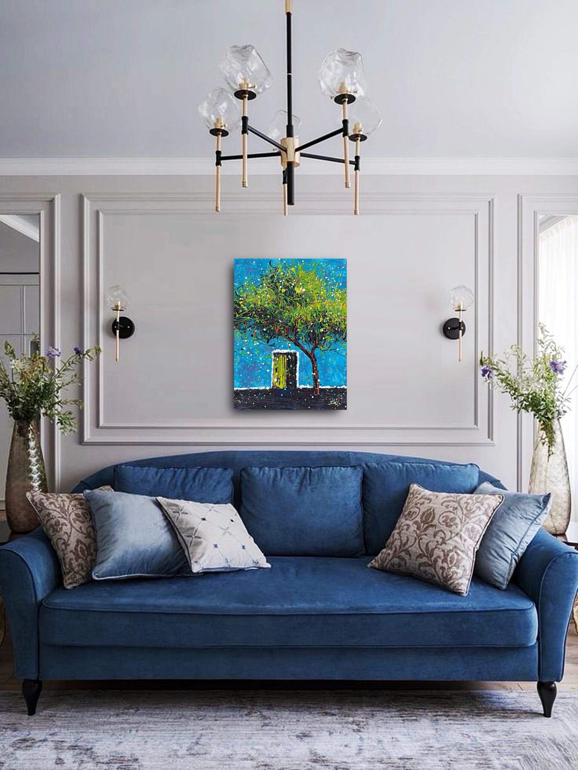 Under the olive tree by Nadin Antoniuk | Buy Original Artwork Online