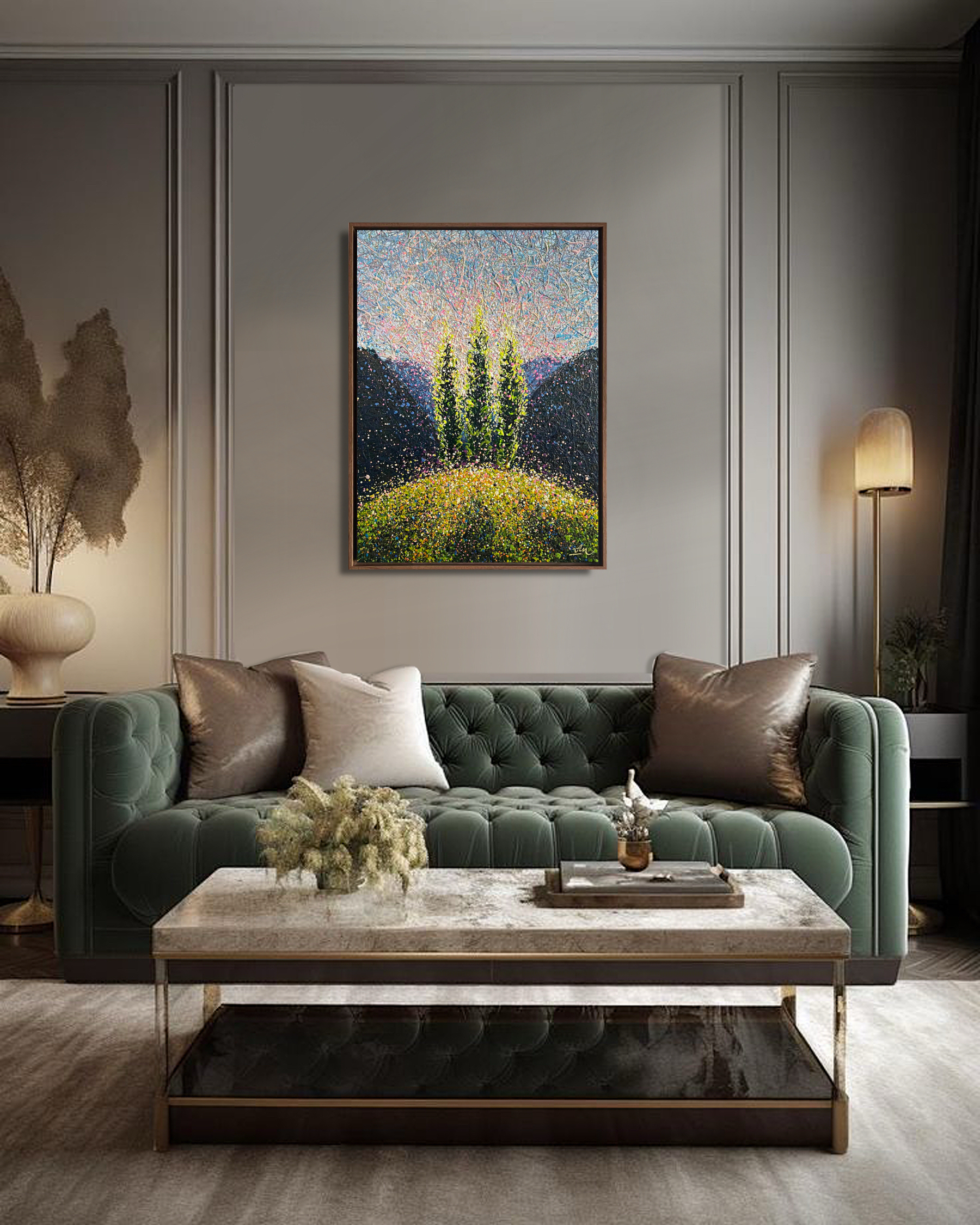 Summer’s Golden Resonance by Nadin Antoniuk | Buy Original Artwork Online