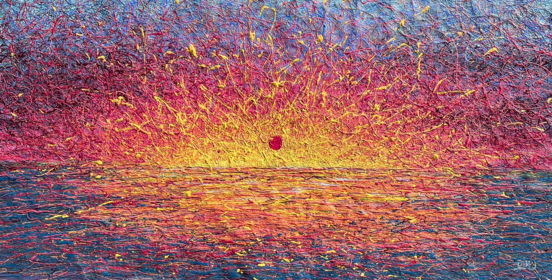 Woven Sunset by Nadin Antoniuk | Buy Original Artwork Online