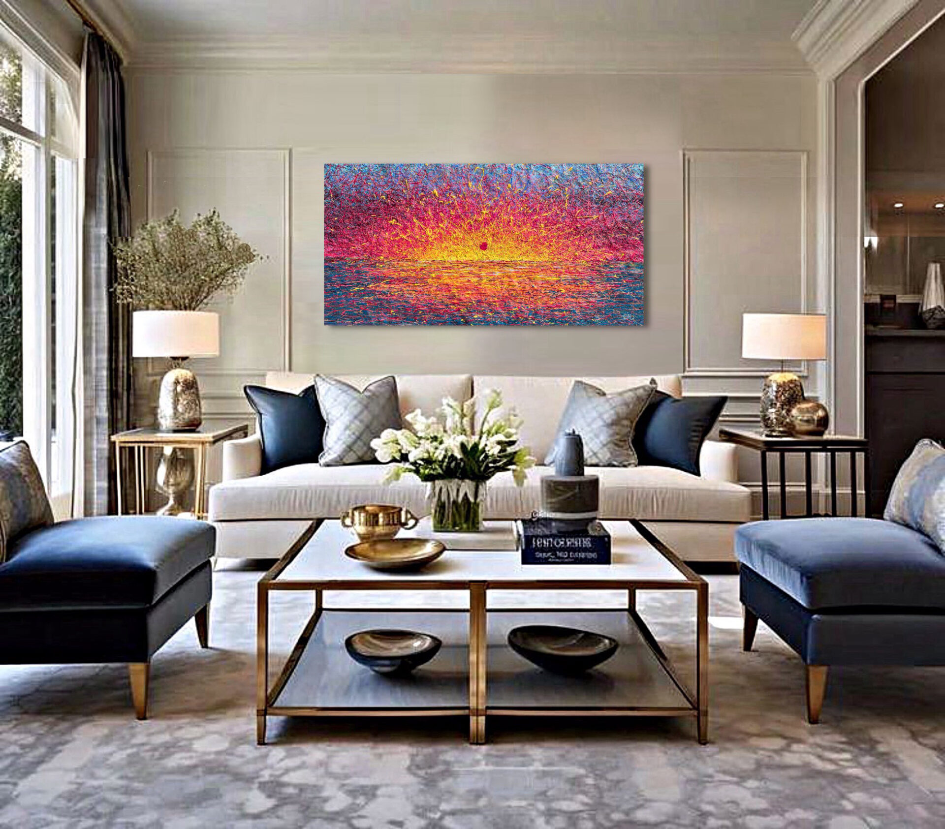 Woven Sunset by Nadin Antoniuk | Buy Original Artwork Online