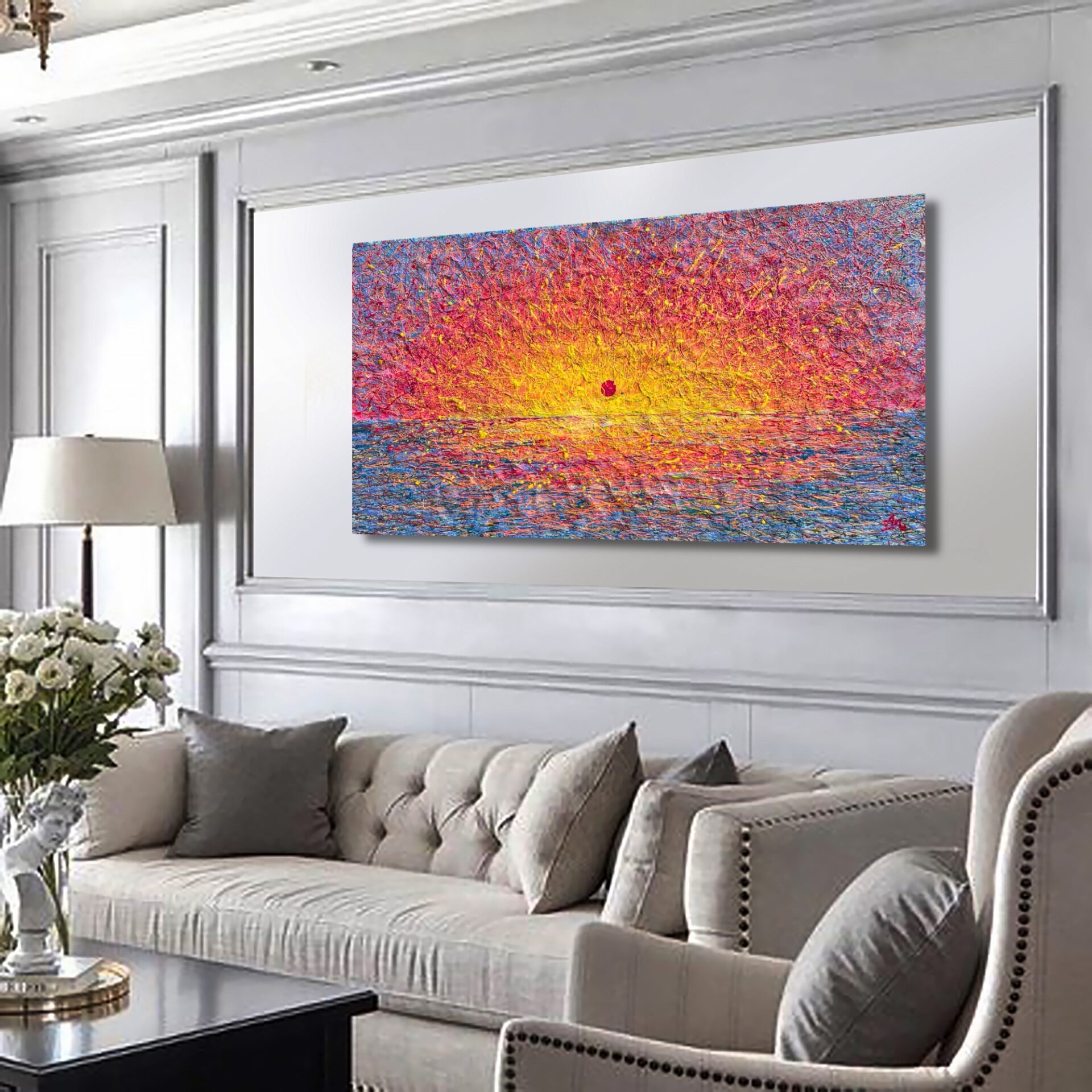 Woven Sunset by Nadin Antoniuk | Buy Original Artwork Online