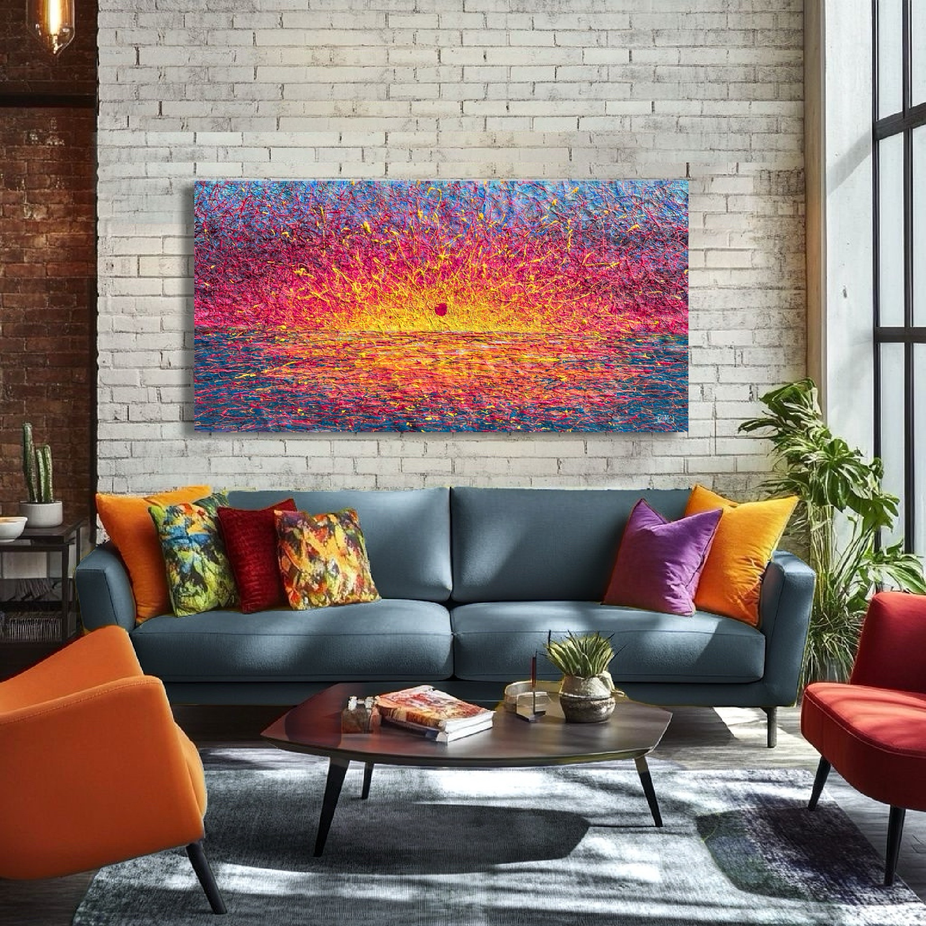 Woven Sunset by Nadin Antoniuk | Buy Original Artwork Online