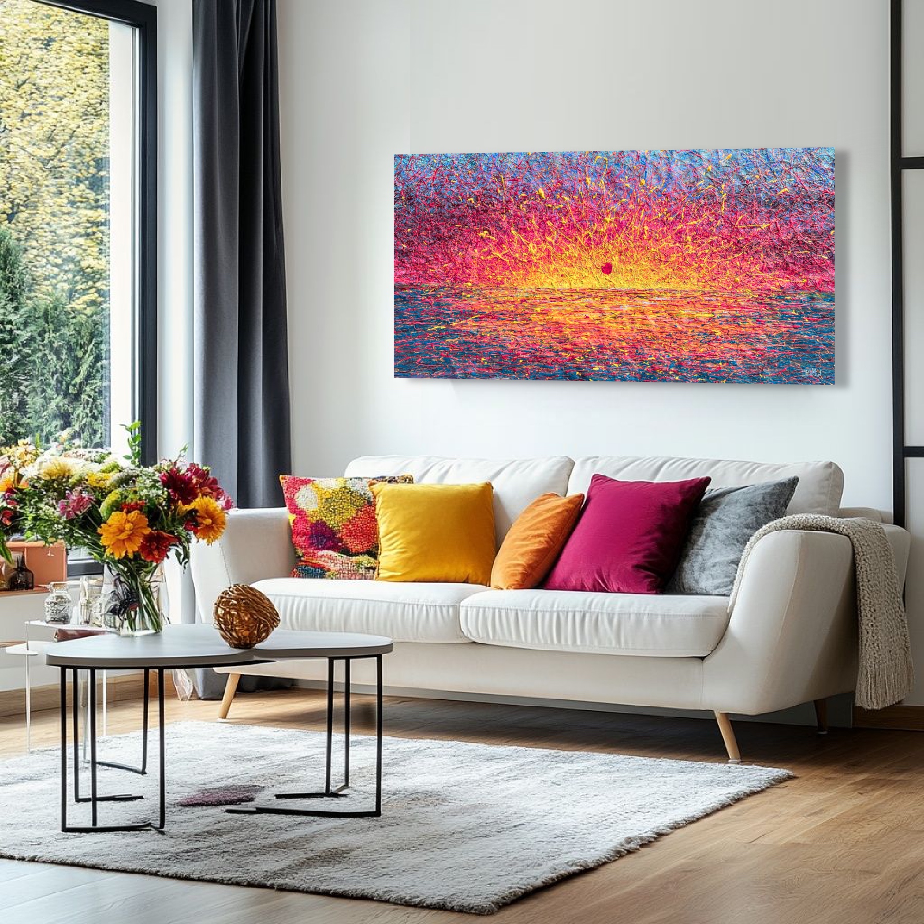 Woven Sunset by Nadin Antoniuk | Buy Original Artwork Online
