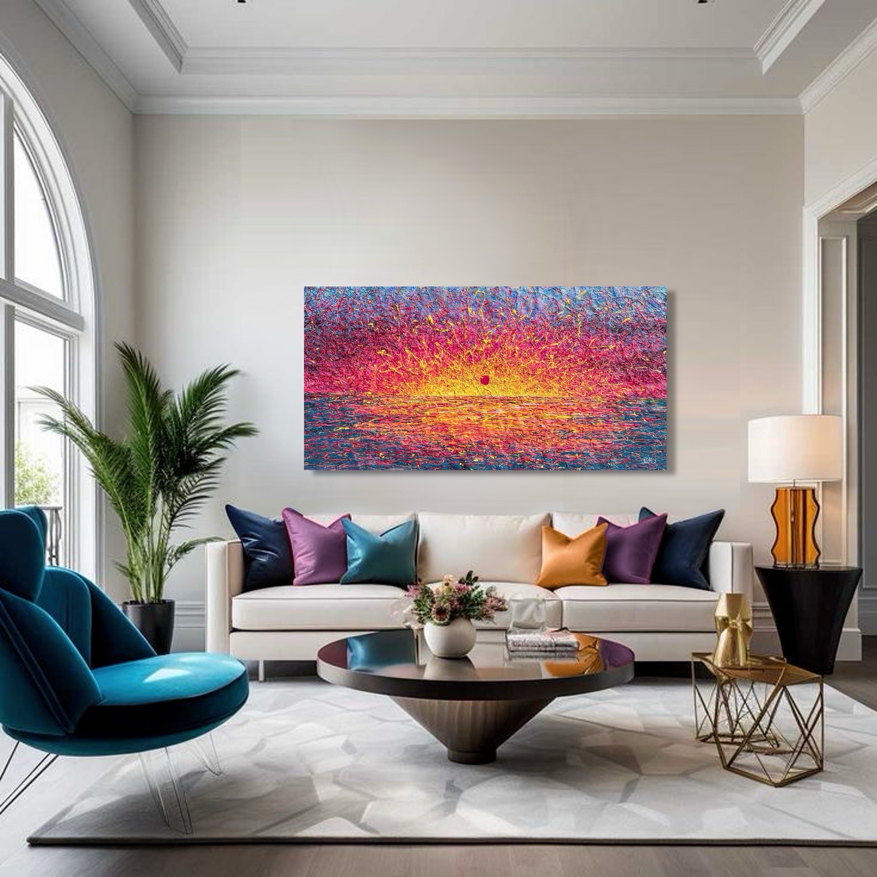 Woven Sunset by Nadin Antoniuk | Buy Original Artwork Online