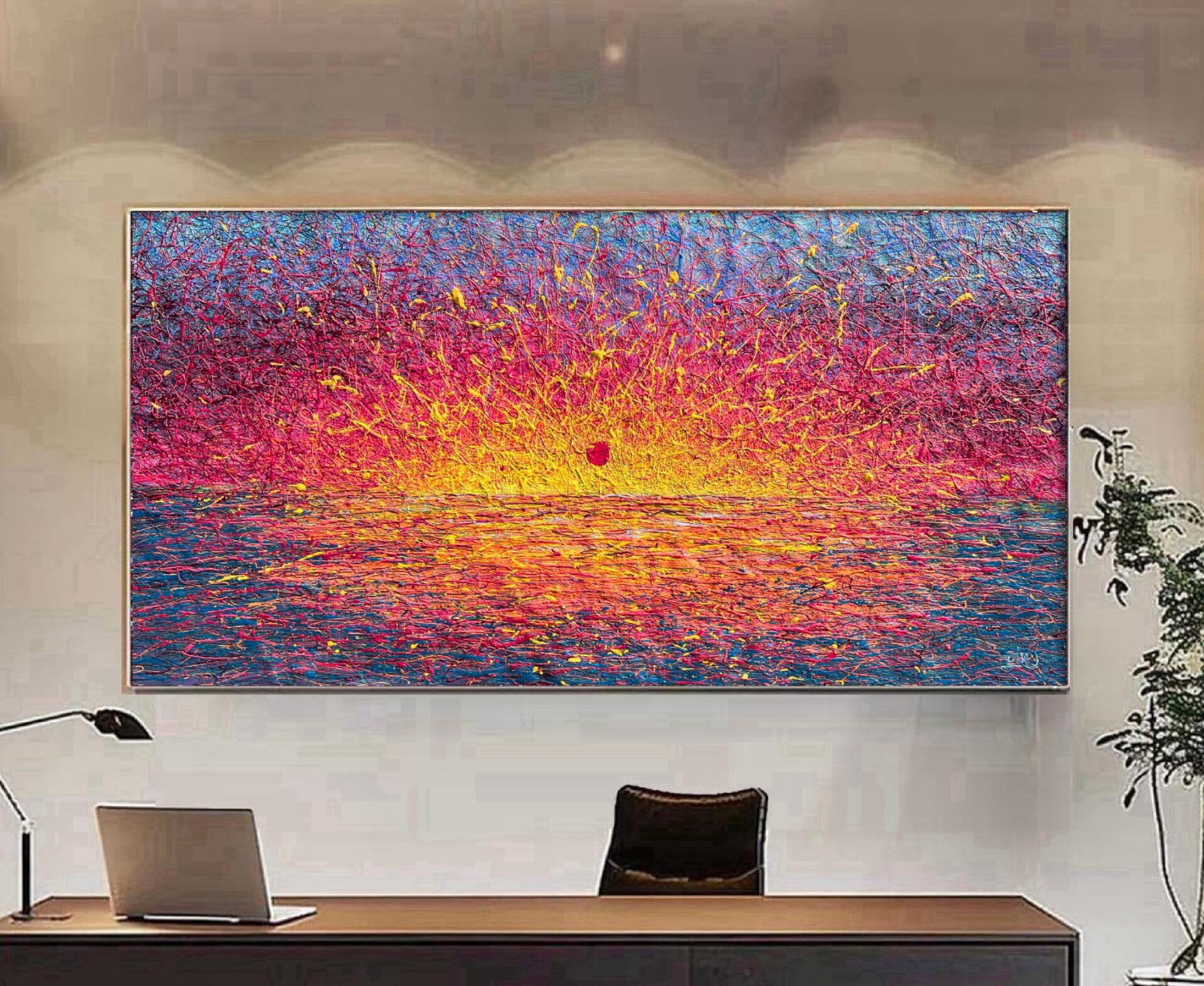Woven Sunset by Nadin Antoniuk | Buy Original Artwork Online