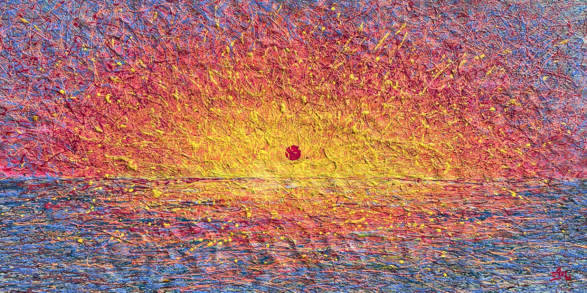 Blazing Horizon by Nadin Antoniuk | Buy Original Artwork Online