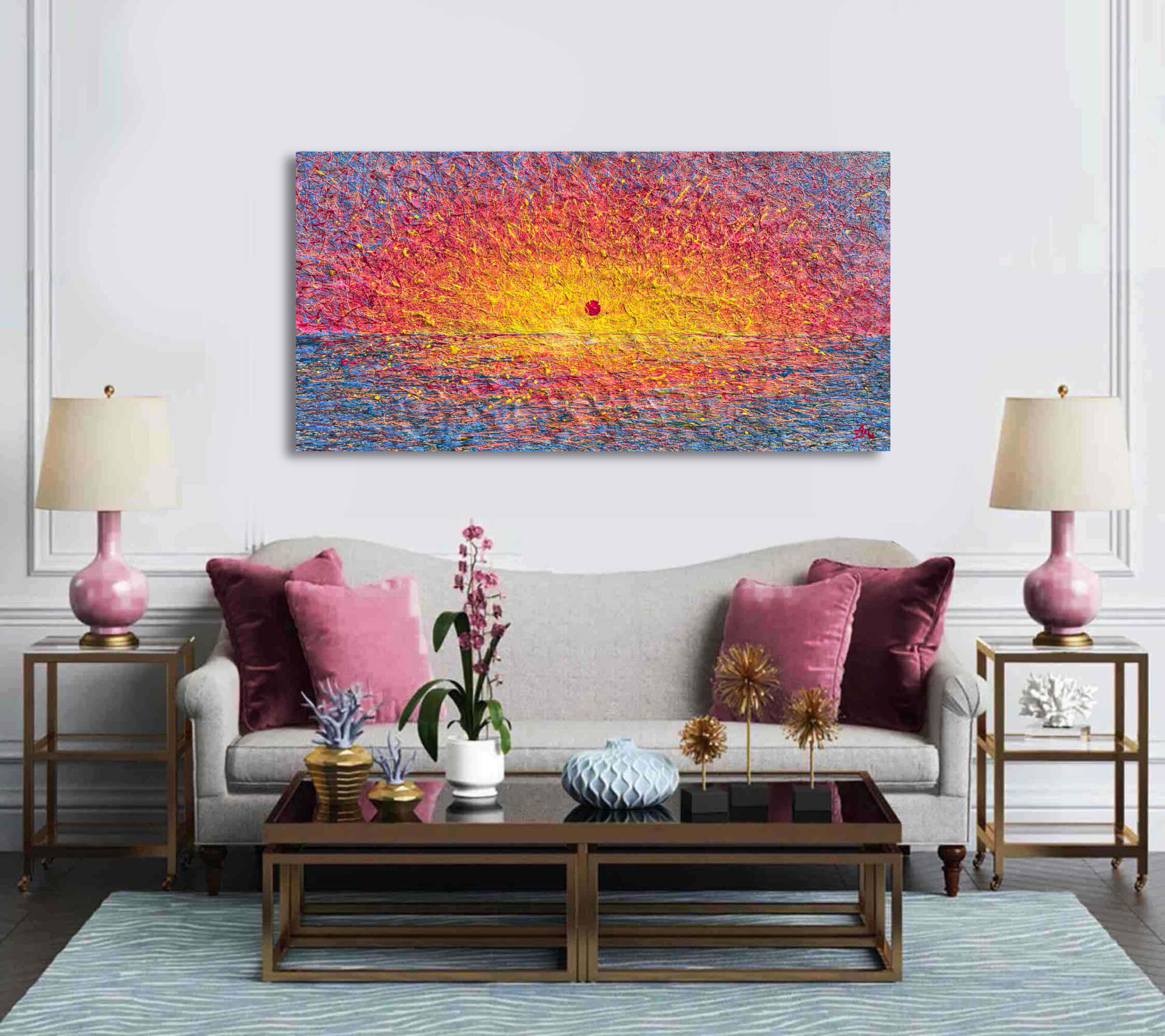 Blazing Horizon by Nadin Antoniuk | Buy Original Artwork Online