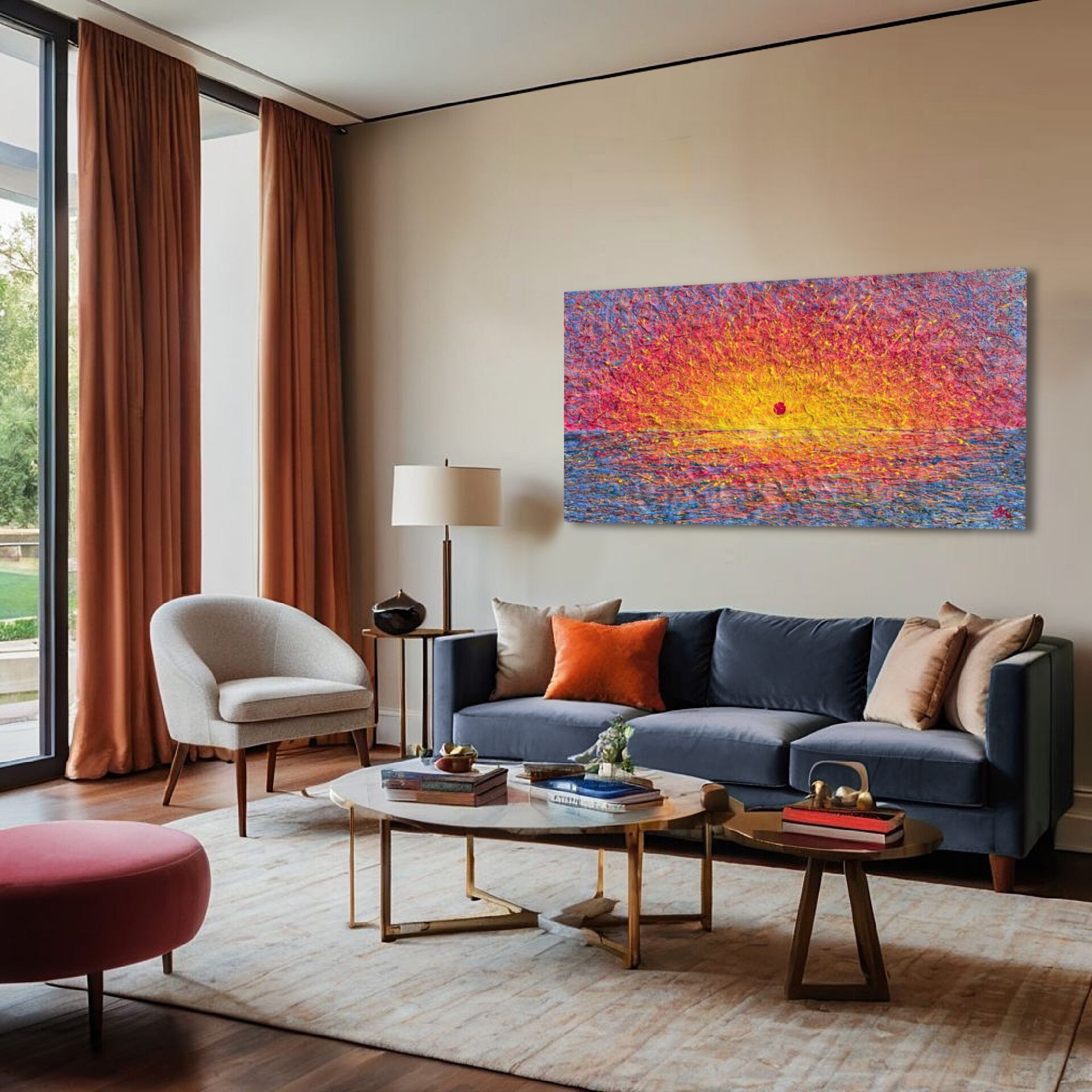 Blazing Horizon by Nadin Antoniuk | Buy Original Artwork Online