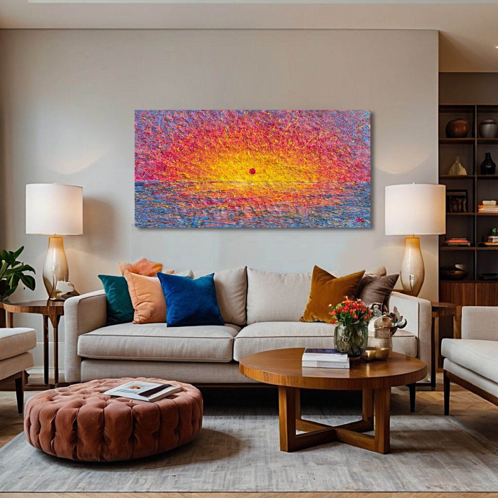 Blazing Horizon by Nadin Antoniuk | Buy Original Artwork Online