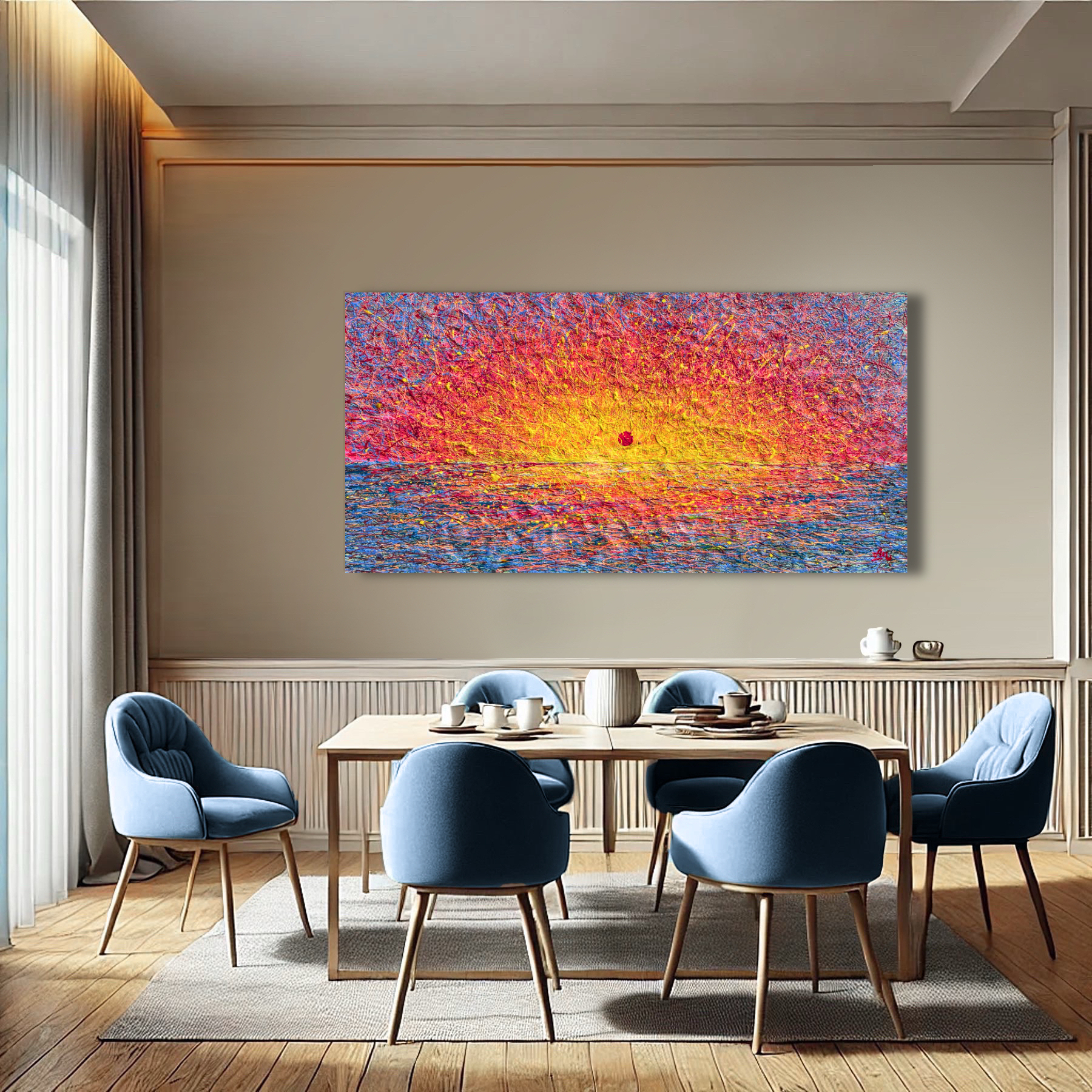Blazing Horizon by Nadin Antoniuk | Buy Original Artwork Online