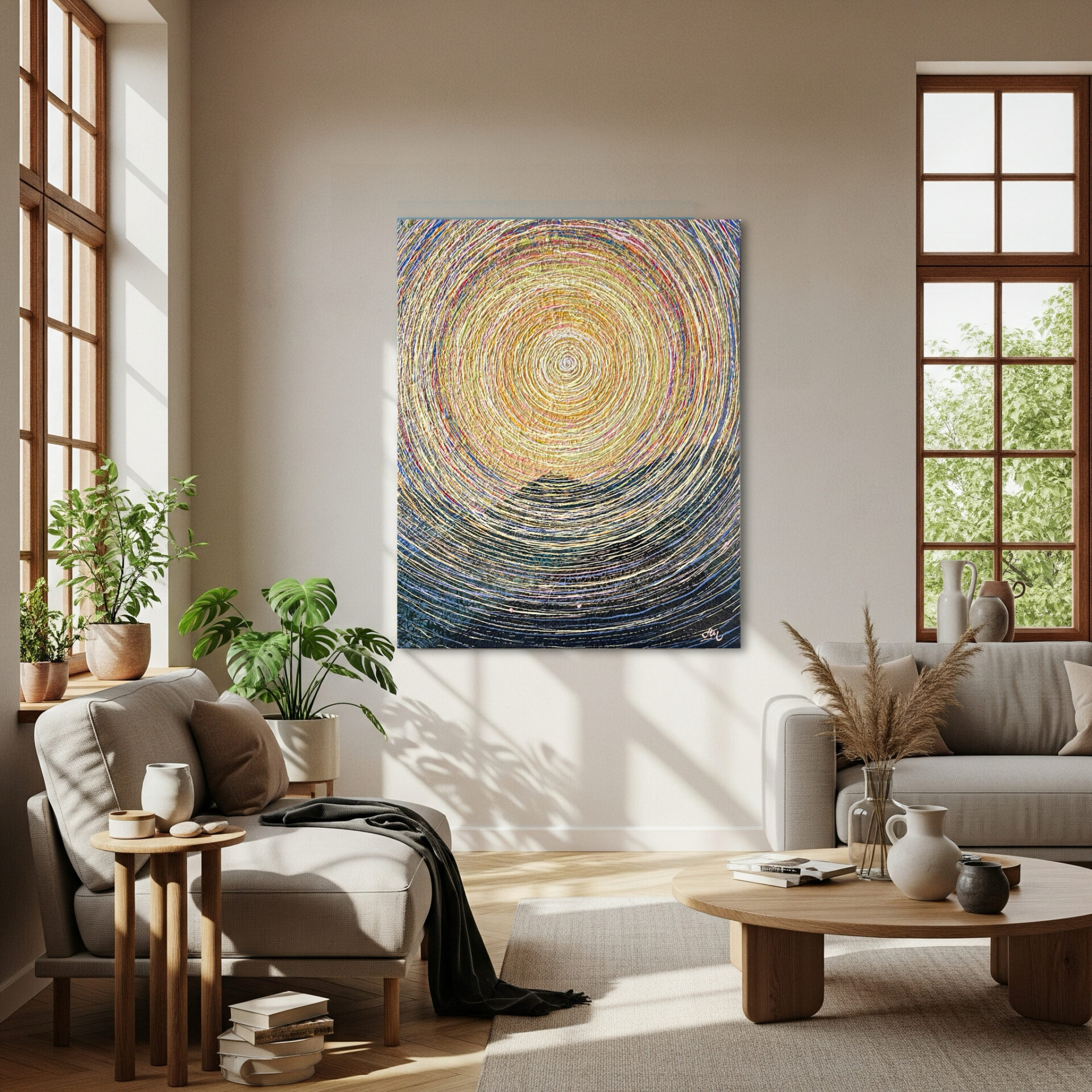 Serenity Woven in Light by Nadin Antoniuk | Buy Original Artwork Online